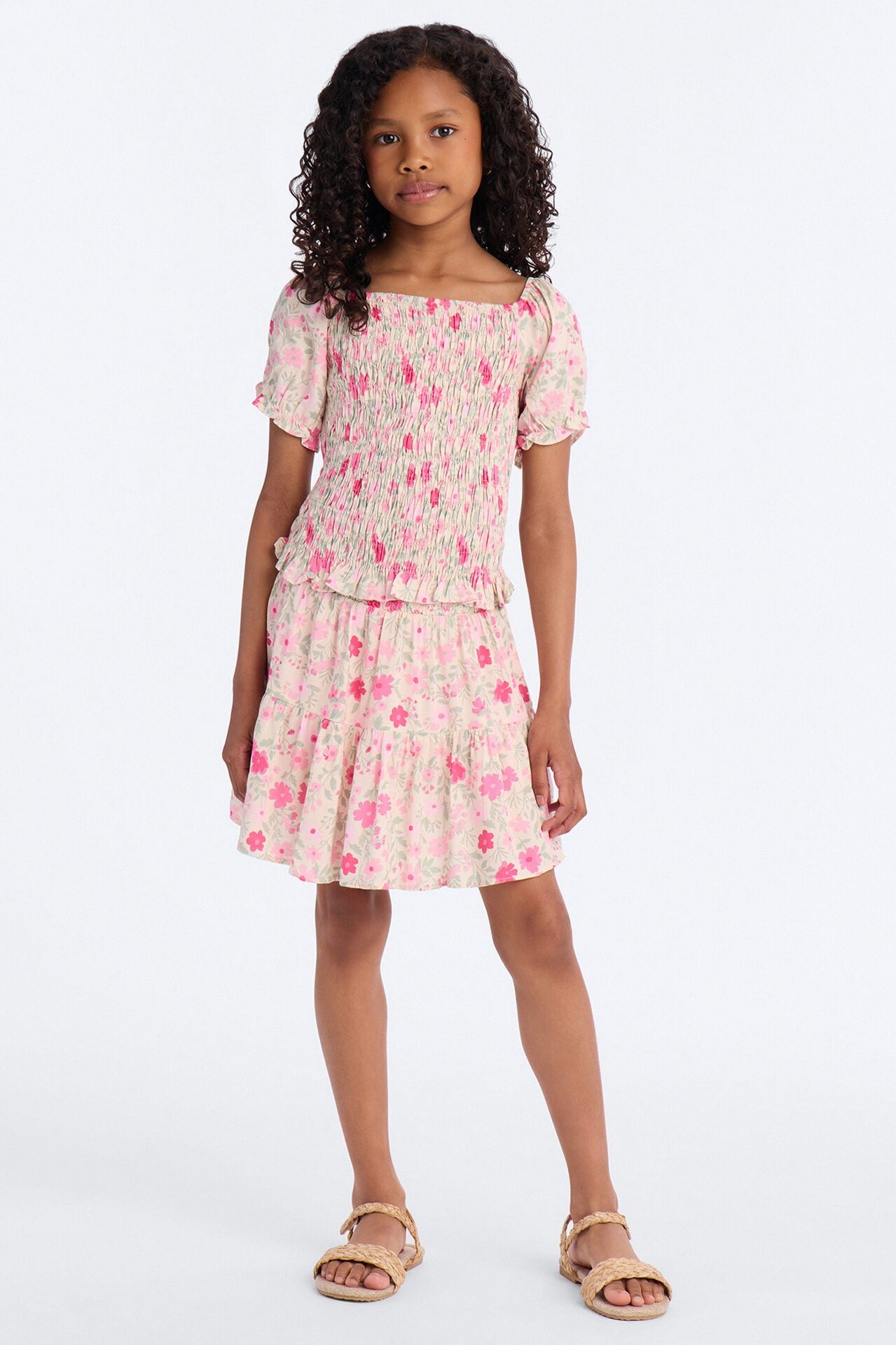 Mini All For You Floral Skirt Set - Pink/combo