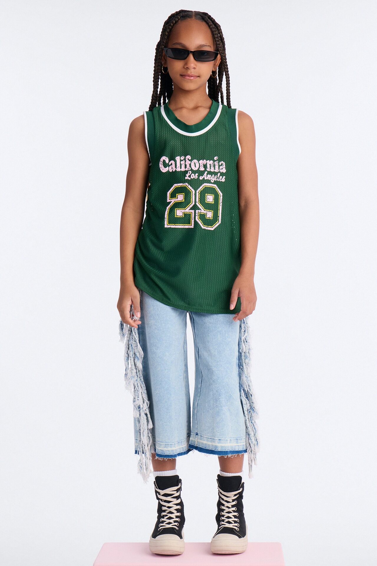 Mini California 29 Ruched Sleeveless Jersey - Hunter