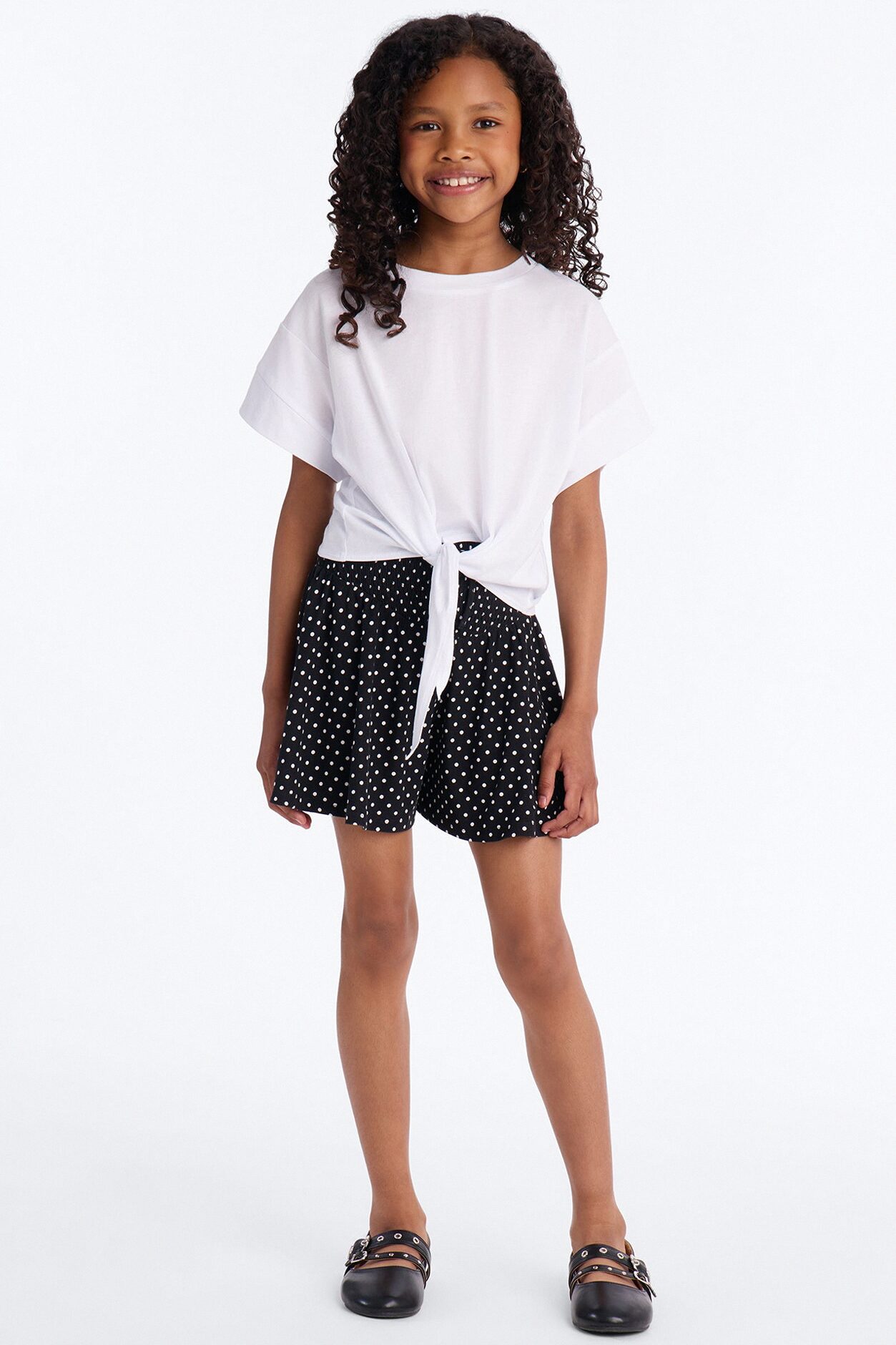 Mini So Pretty Printed Shorts - Black