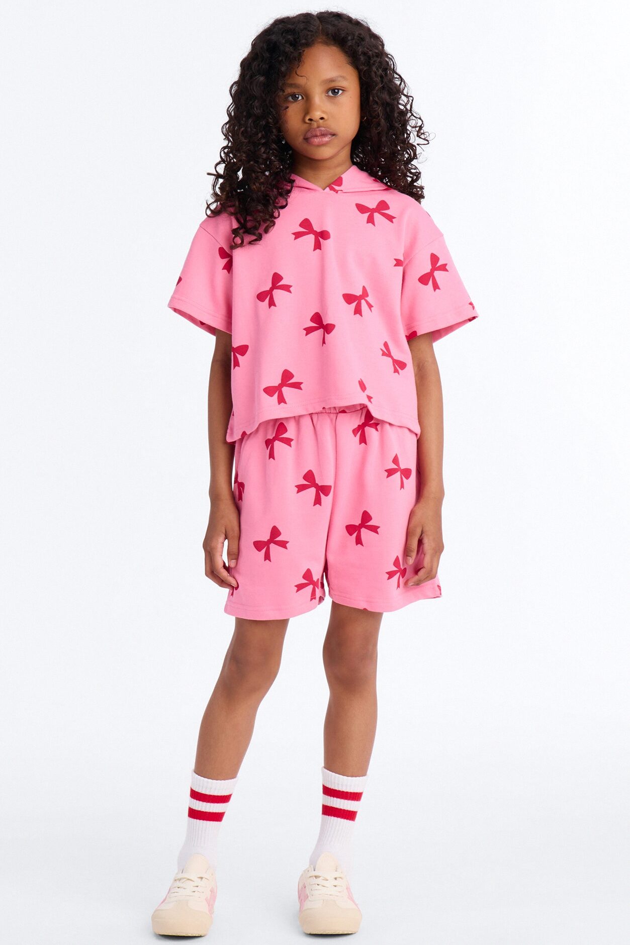 Mini Fly Away With Me Short Set - Pink
