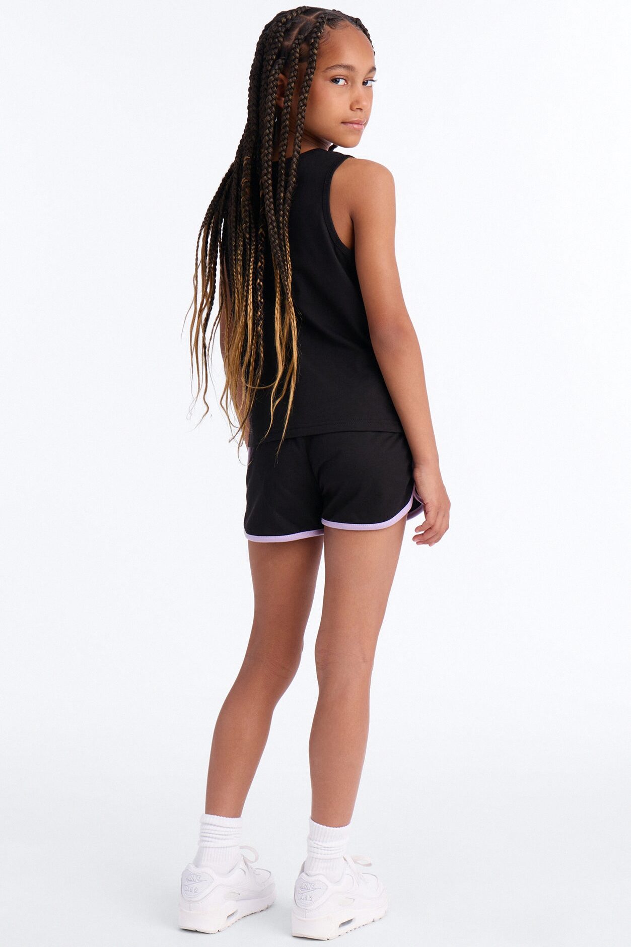 Mini Self Love Club Short Set - Black