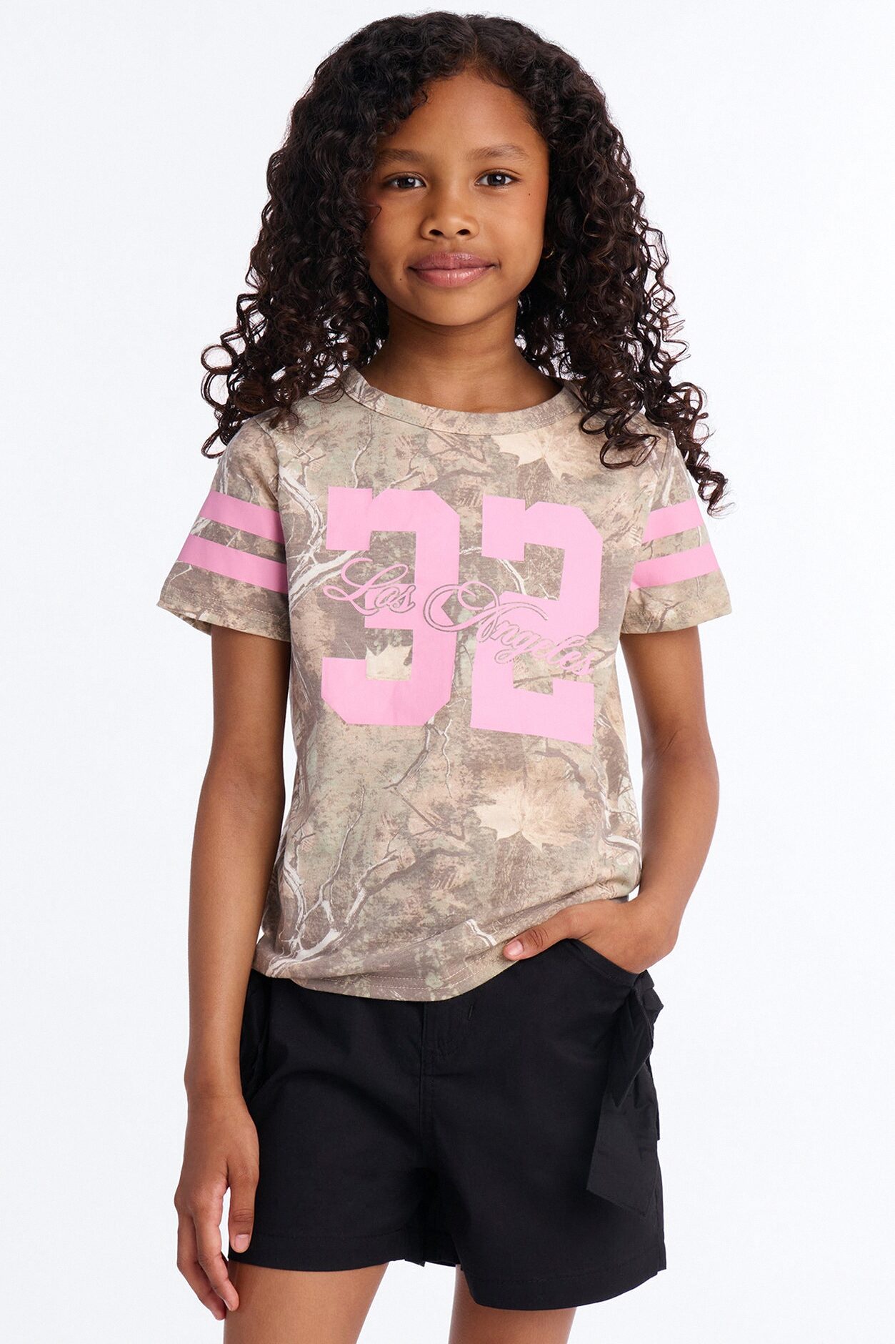 Mini Dara Camo Short Sleeve Jersey - Camouflage