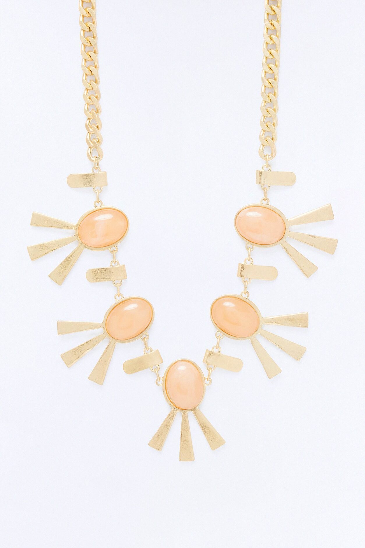 Rays Of Sun Necklace - Gold