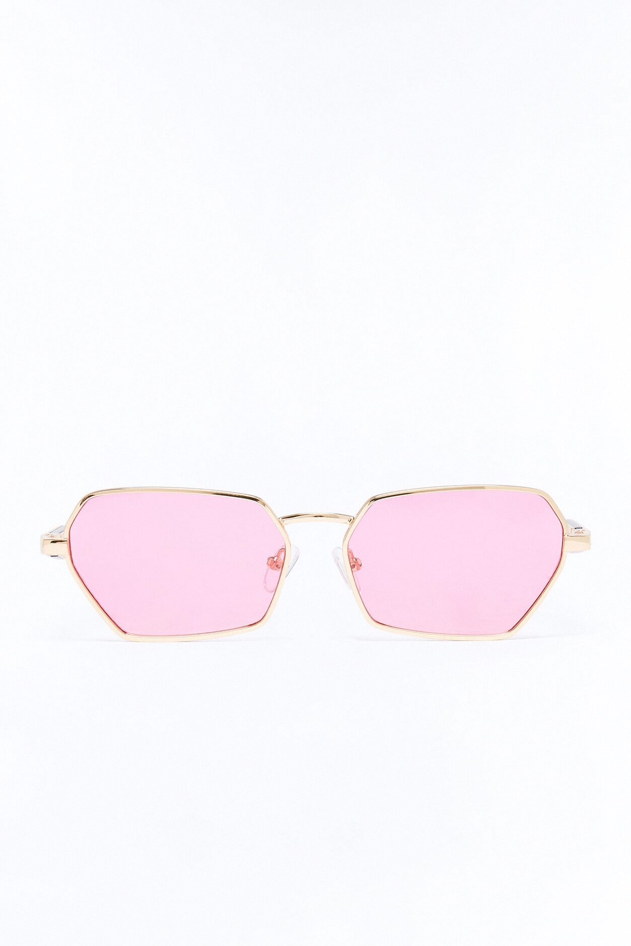 Abbot Kinney Blvd Sunglasses - Gold/Pink