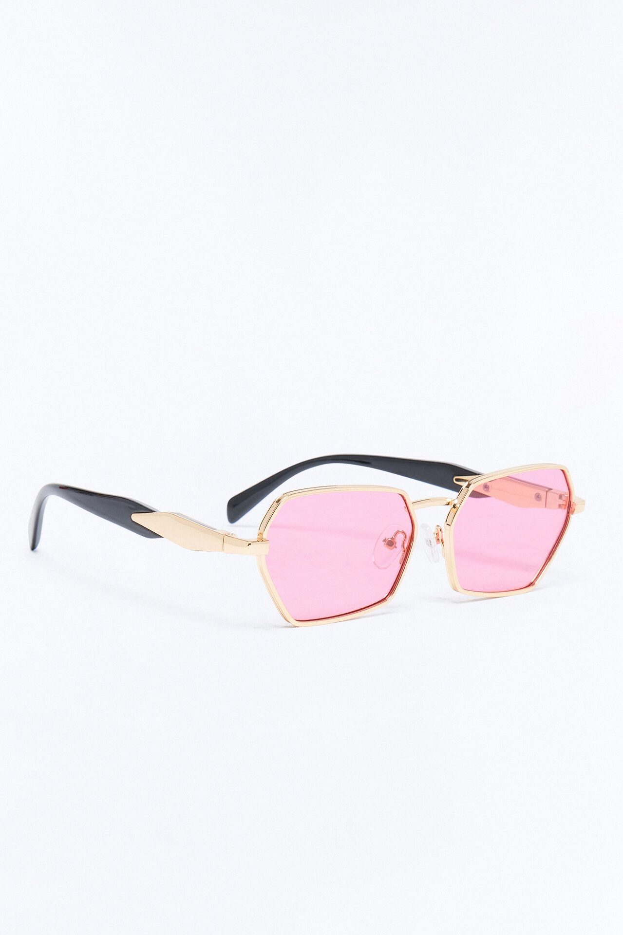 Abbot Kinney Blvd Sunglasses - Gold/Pink