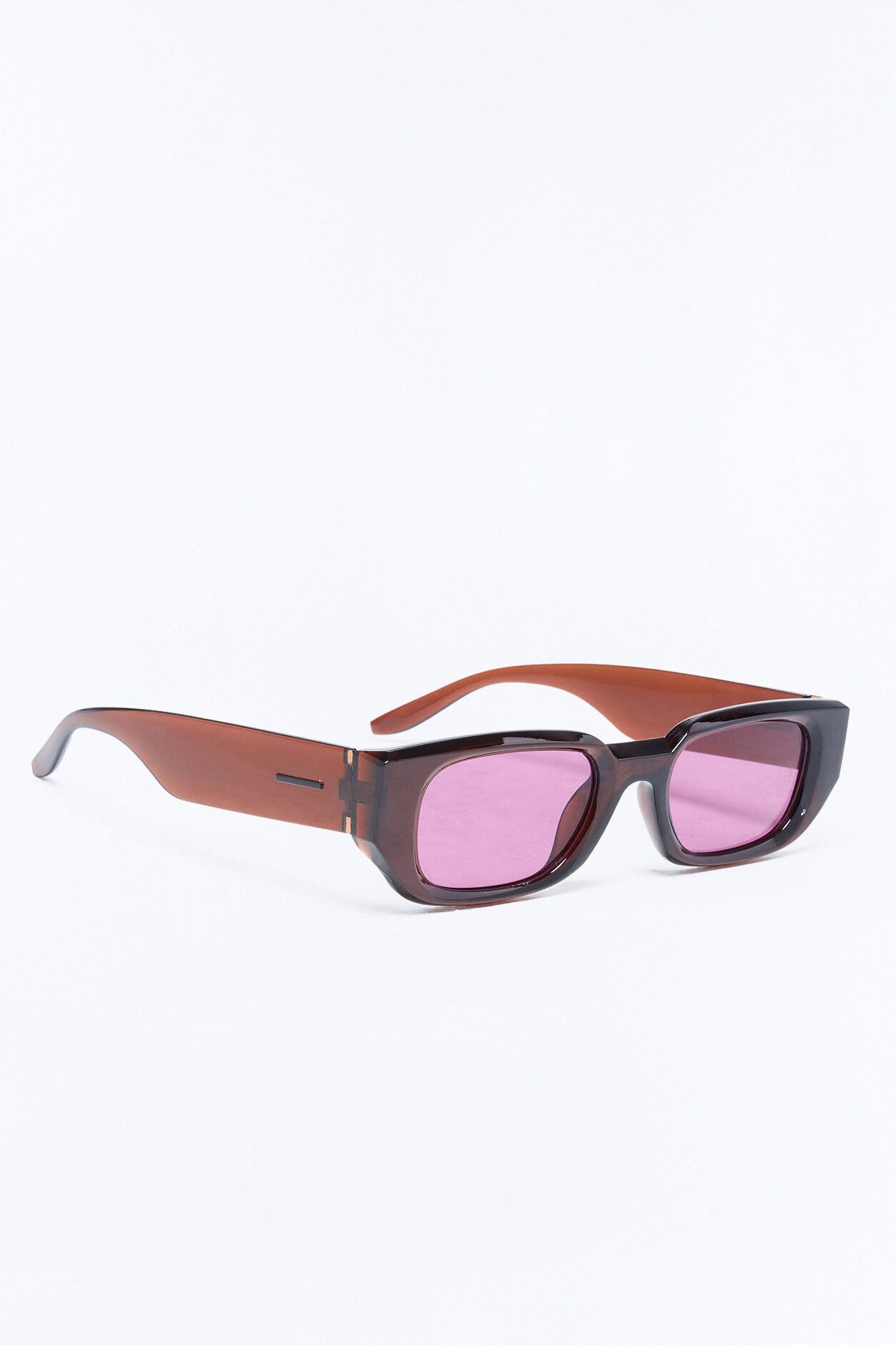 Crossing Lines Sunglasses - Burgundy