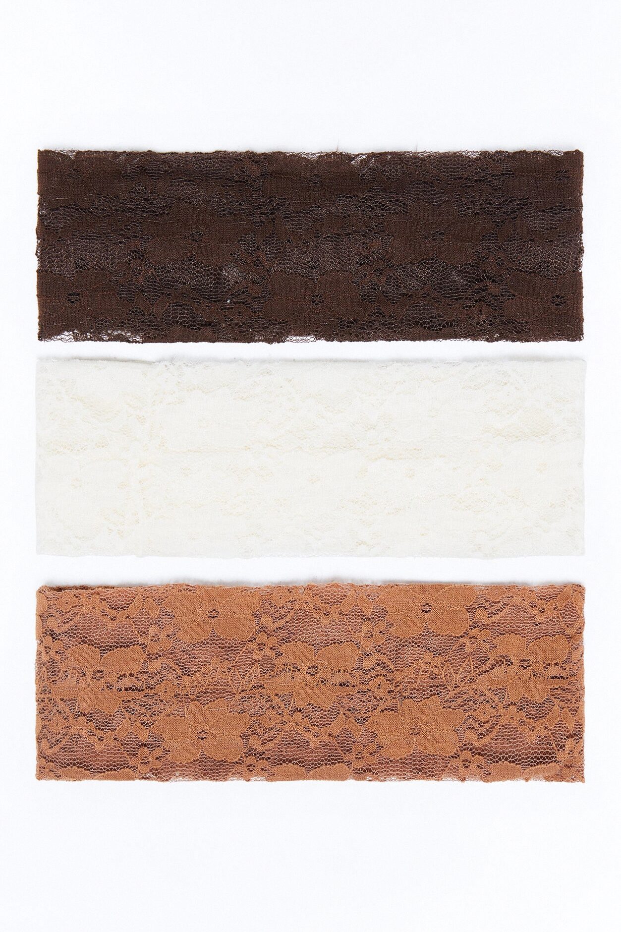 A Little Romance 3 Piece Headband Set - Brown/combo