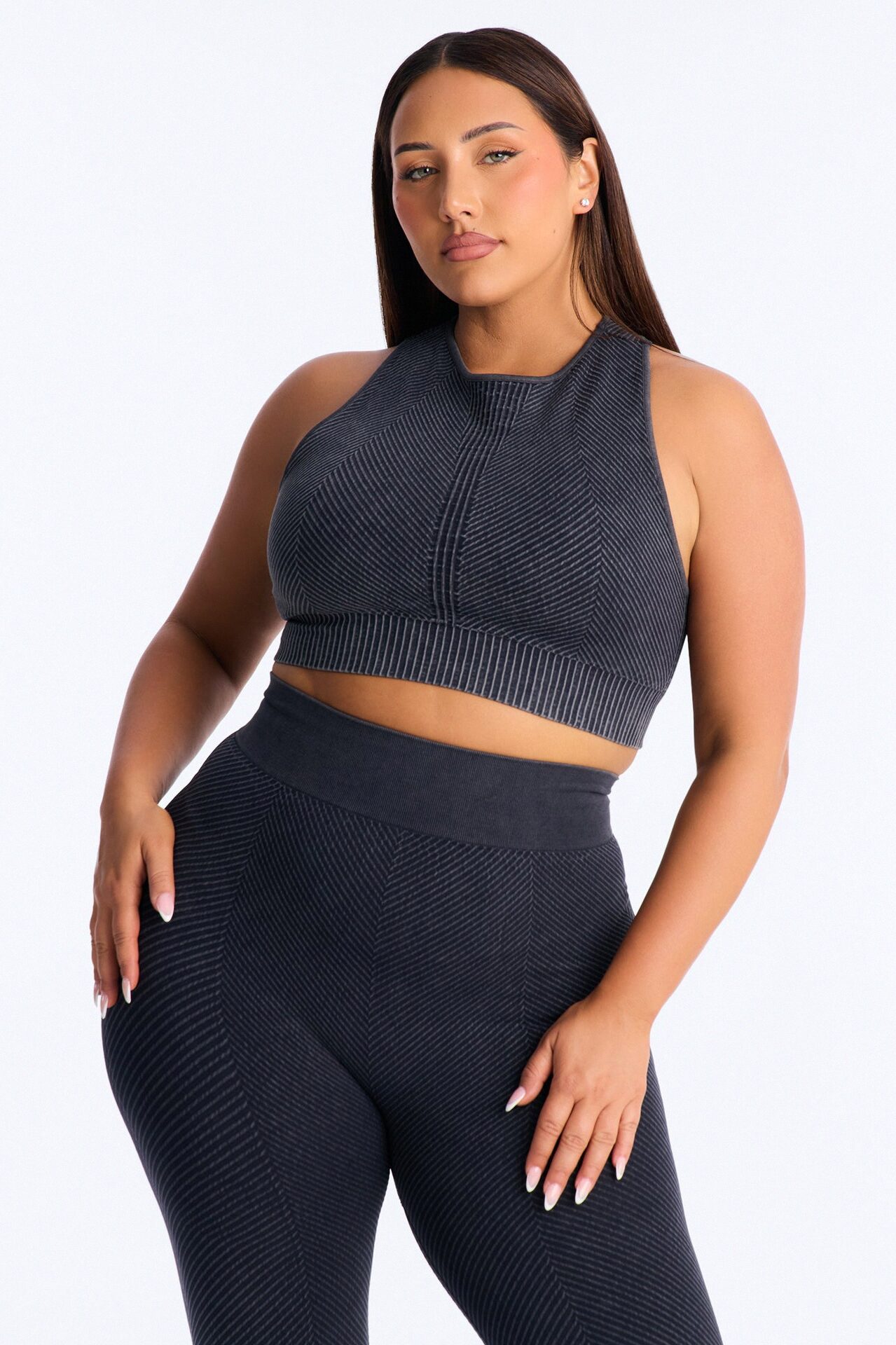 High Function Seamless Legging Set - Black
