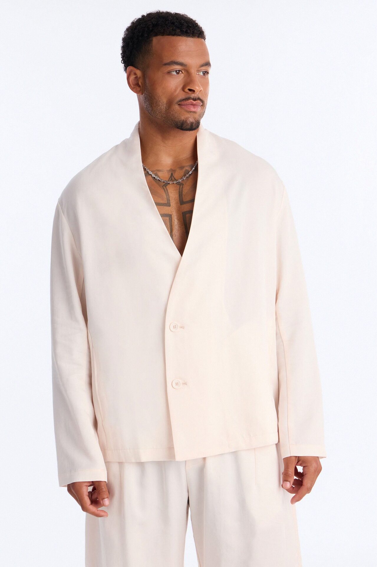 Relaxed St.Tropez Unlined Blazer - Cream