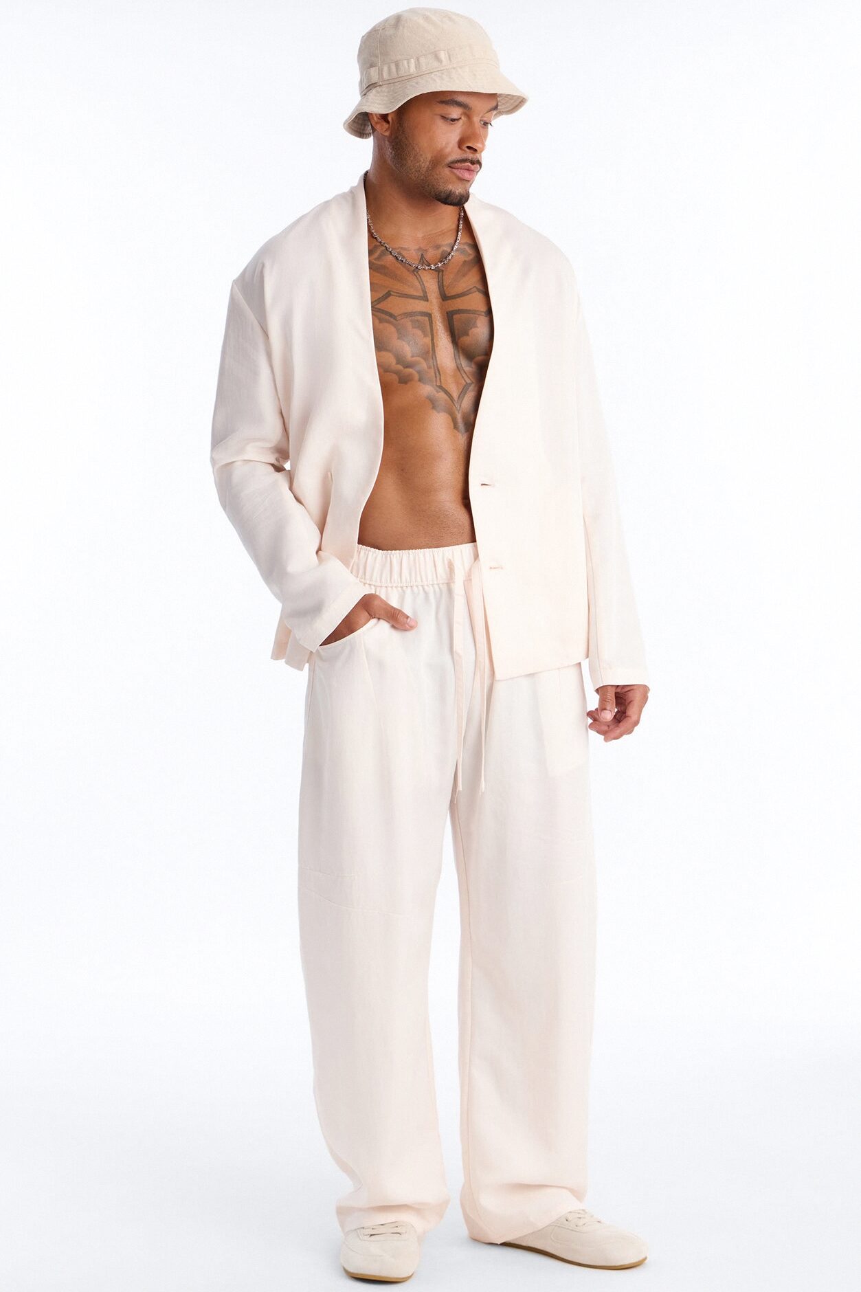 Baggy St. Tropez Pant - Cream
