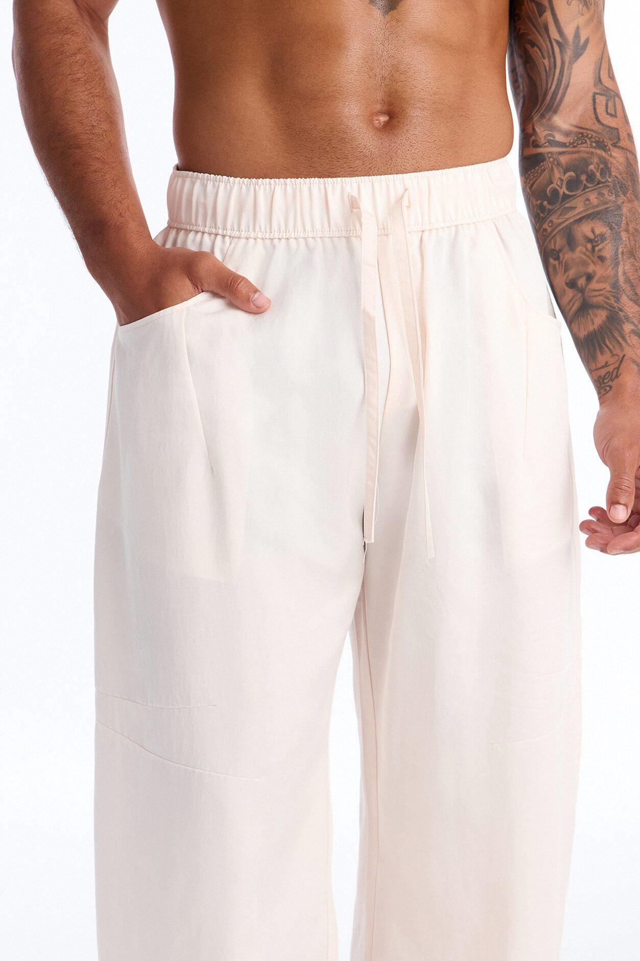 Baggy St. Tropez Pant - Cream