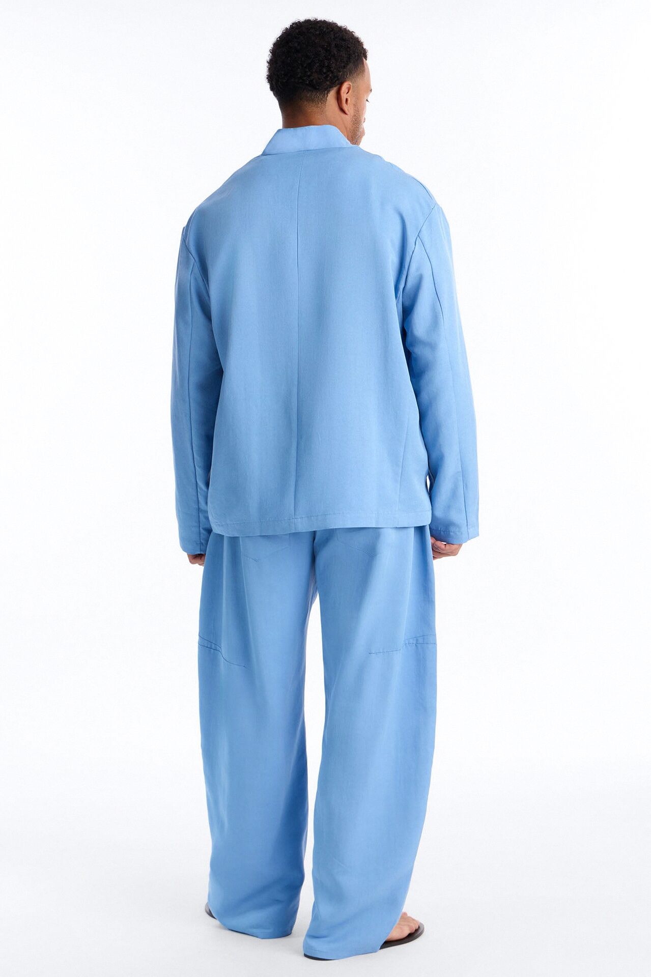 Relaxed St.Tropez Unlined Blazer - Light Blue