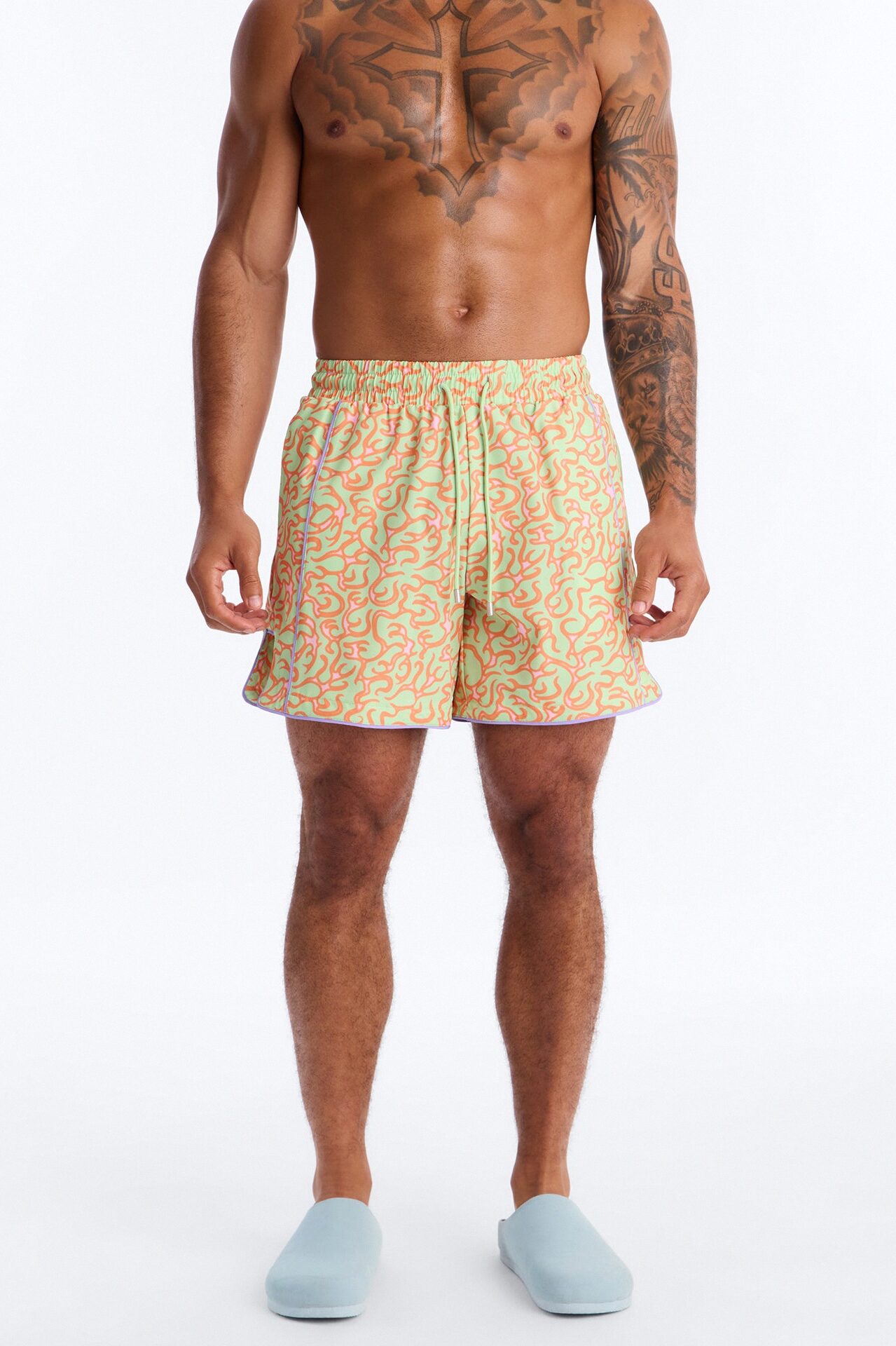 Spring Break Fling Swim Trunk 6″ - Multi Color