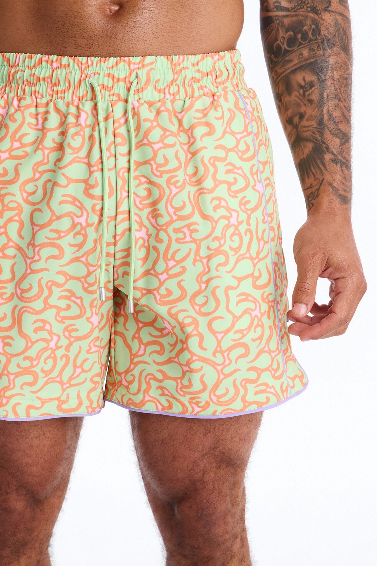 Spring Break Fling Swim Trunk 6″ - Multi Color