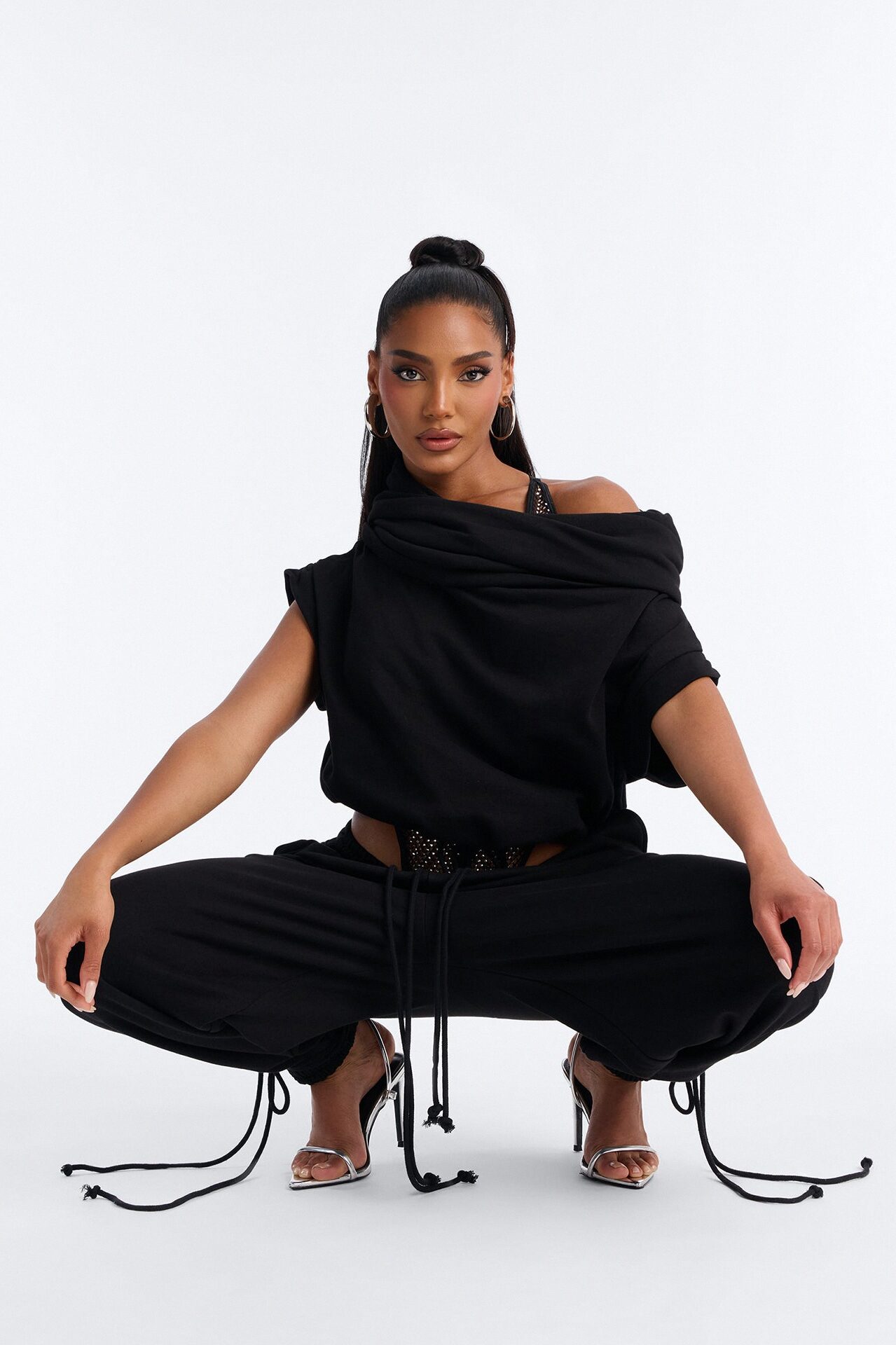 Alexa Jogger Pant Set - Black