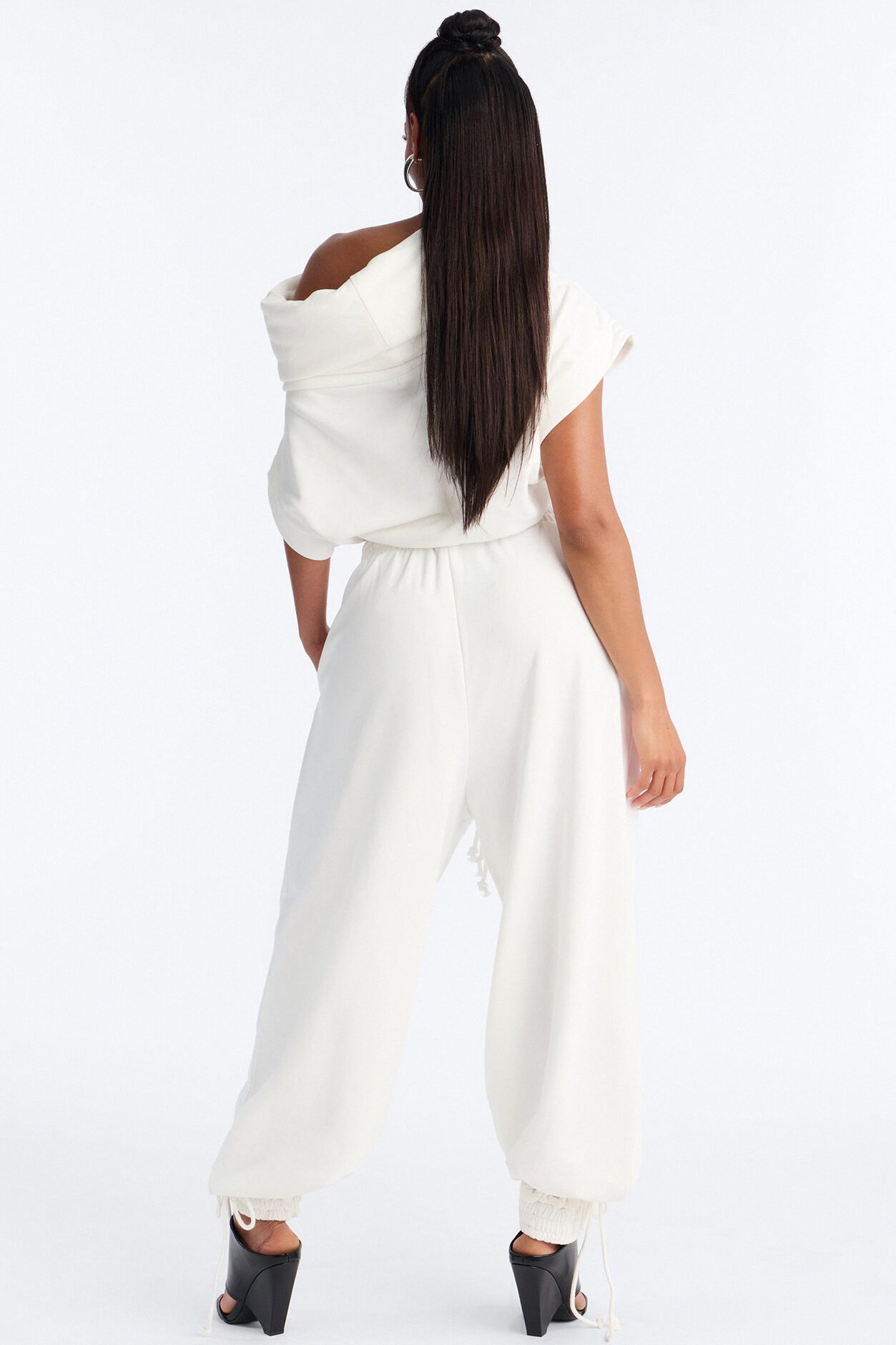 Alexa Jogger Pant Set - White
