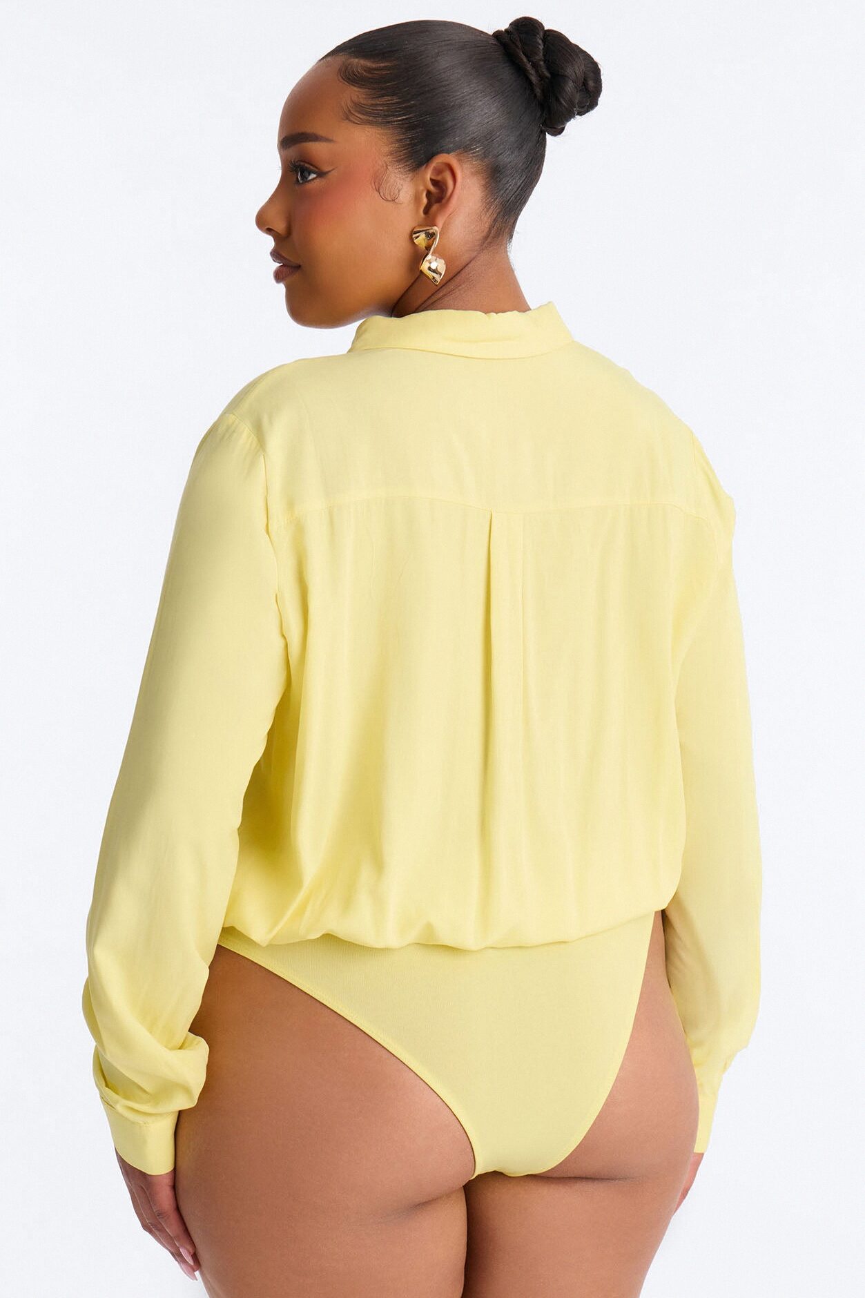 You Better Work Bodysuit - Yellow