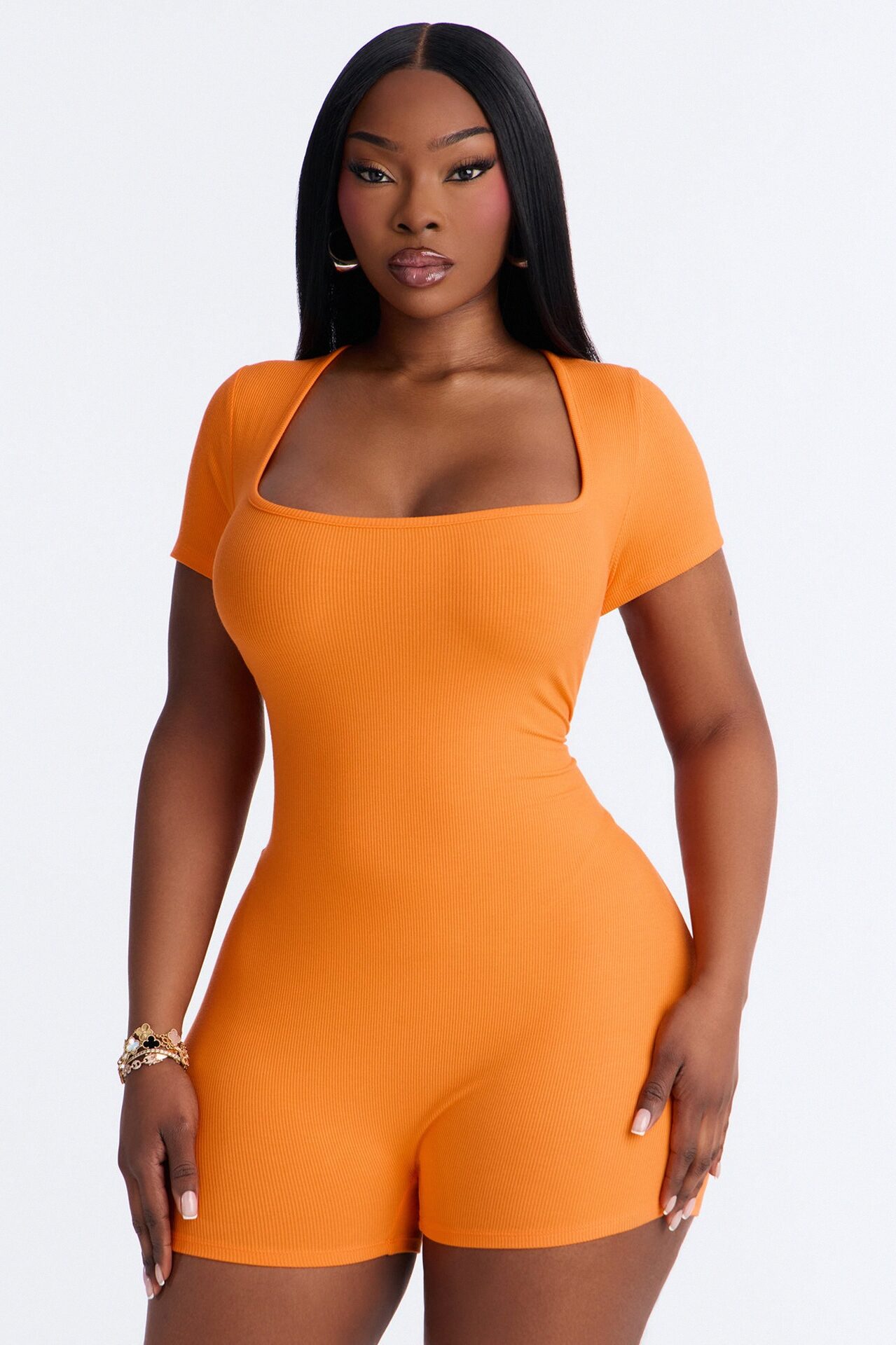Sandie Romper - Orange