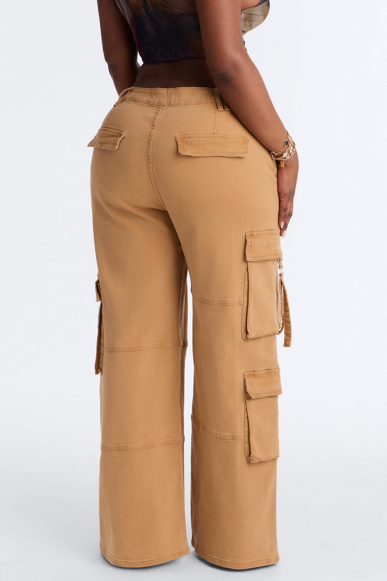 Desi Mineral Wash Cargo Pant - Khaki
