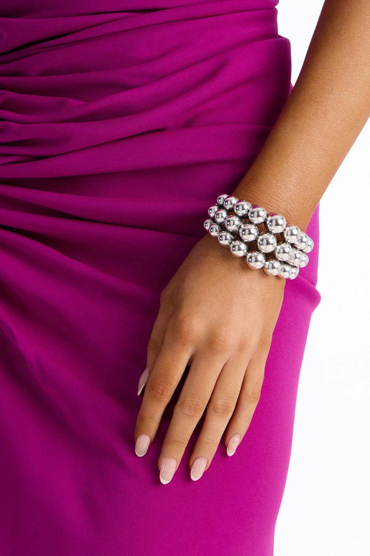 Solid Energy Cuff Bracelet - Silver