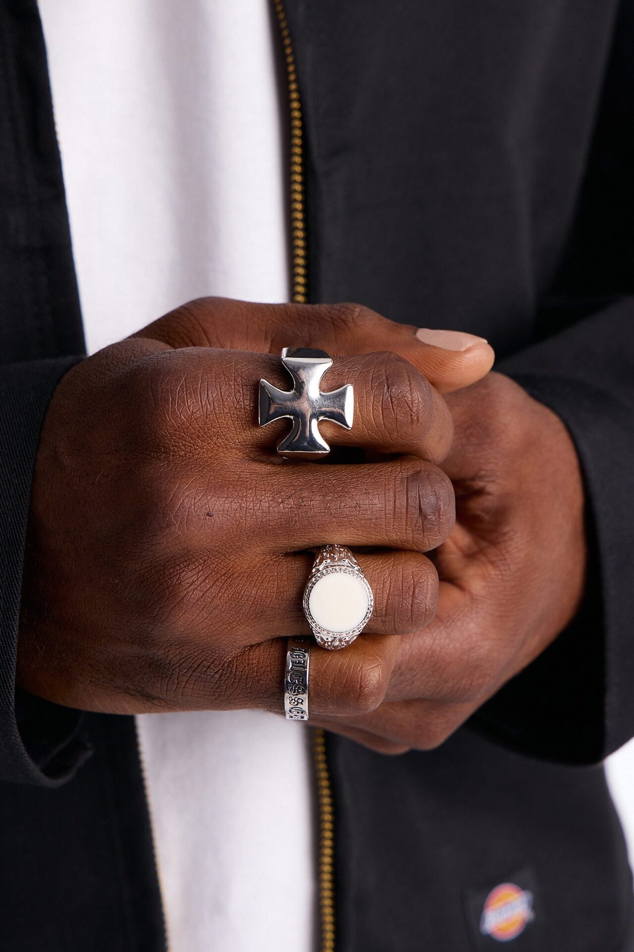 Saint Revolution Multi Size Ring Set - Silver