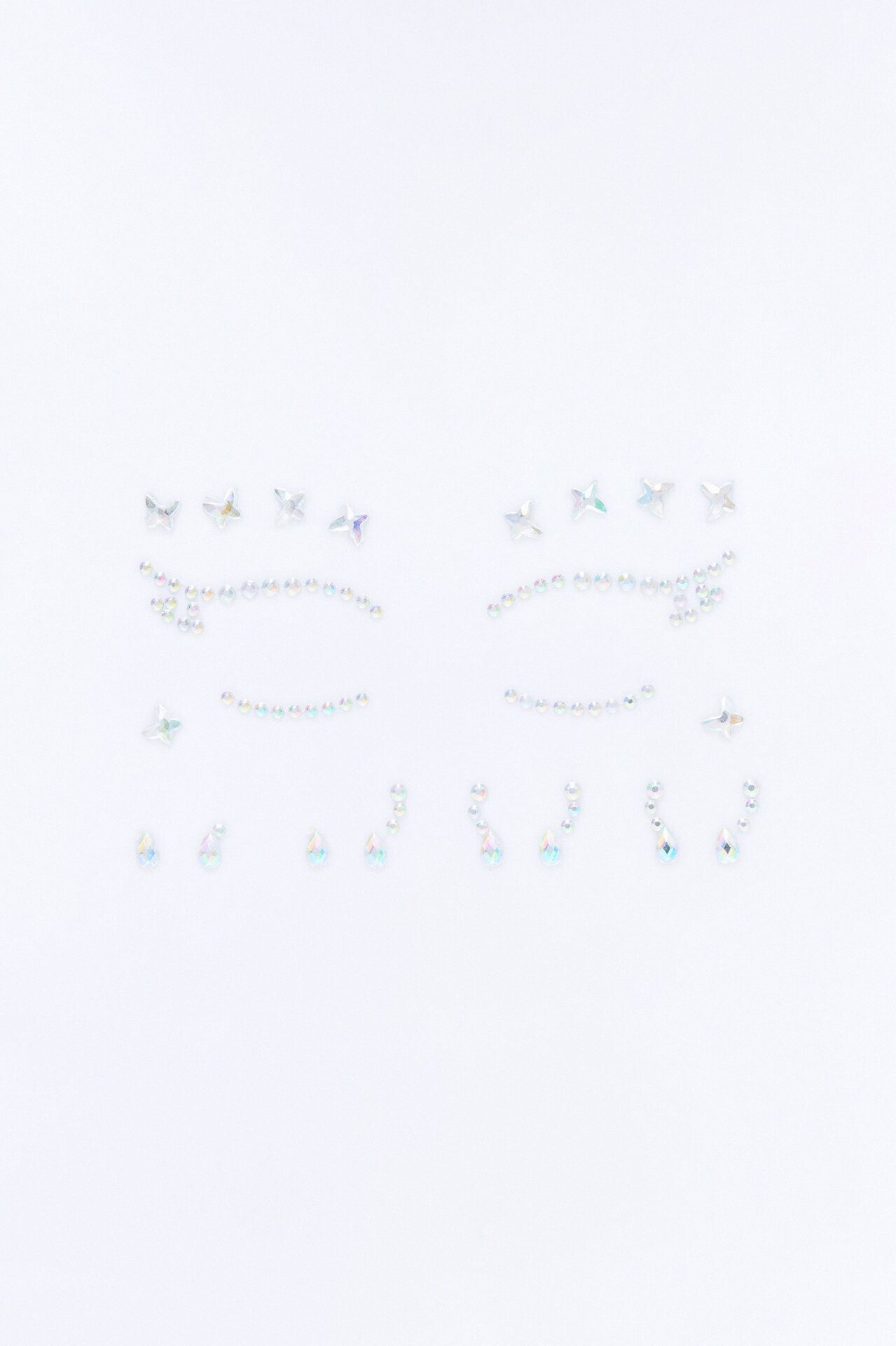 Like Raindrops Eye Gem Stickers - Clear