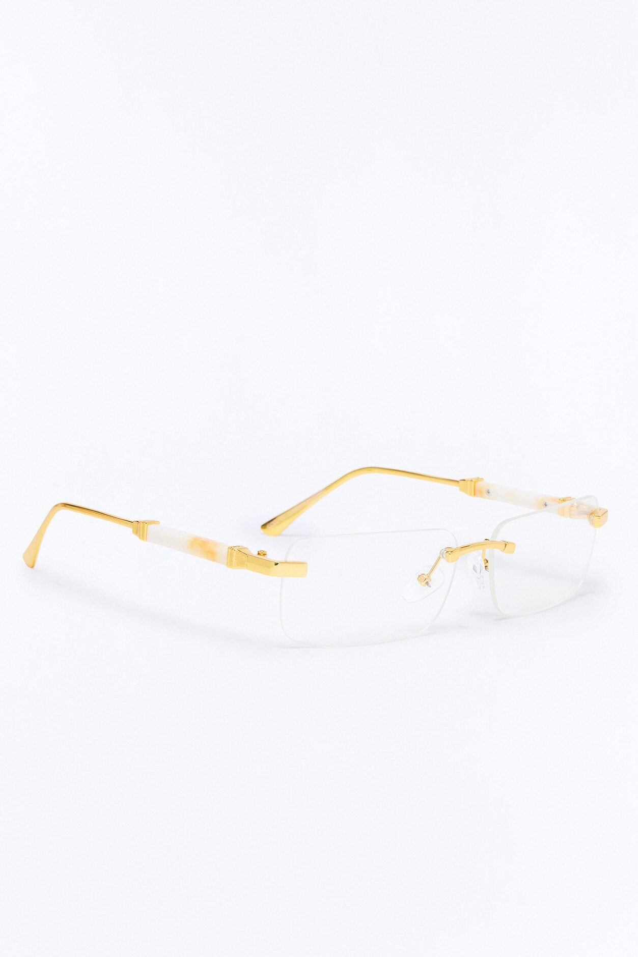 Destination Arrival Sunglasses - Gold/Clear
