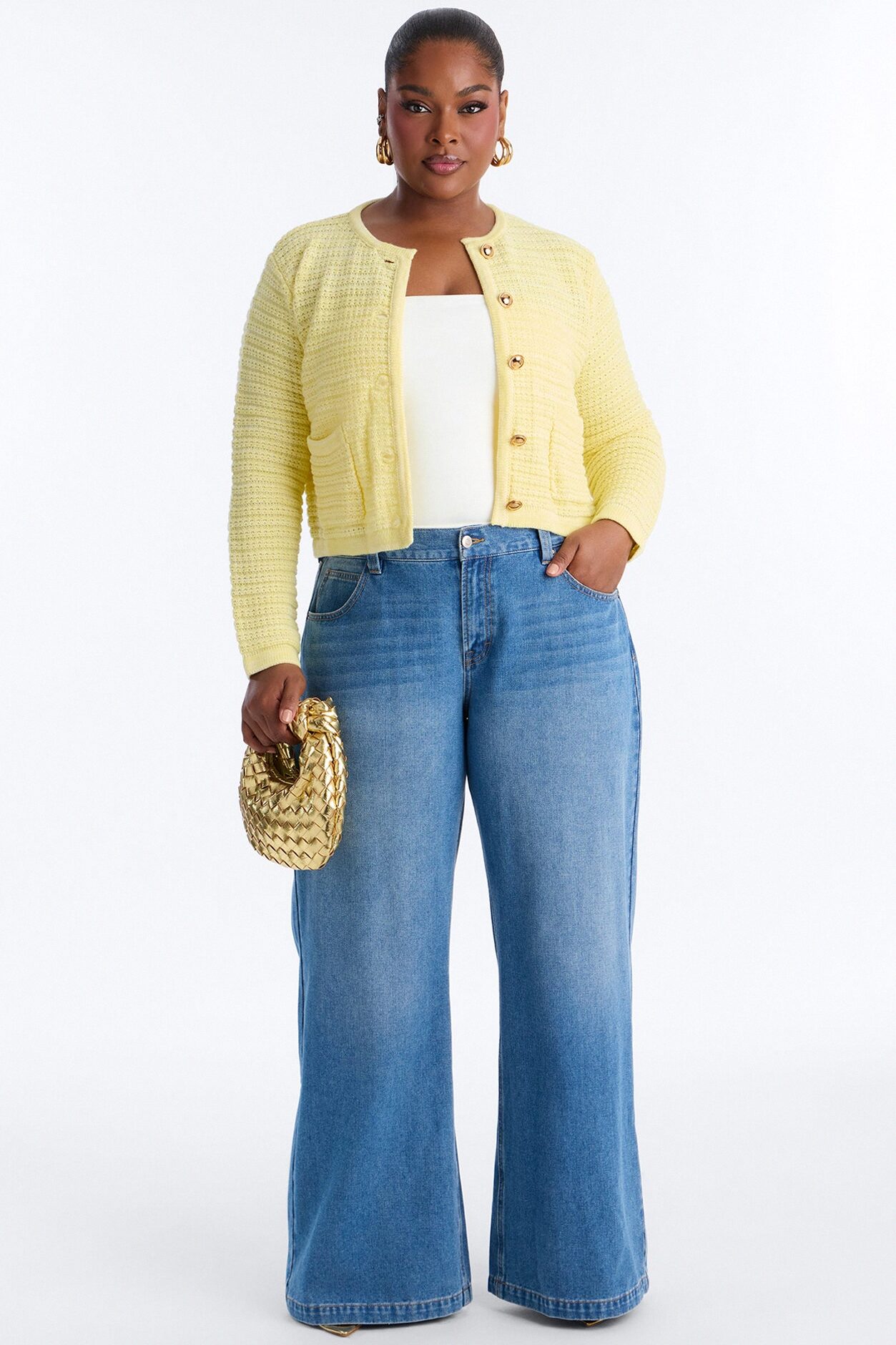 Class Act Cardigan - Yellow
