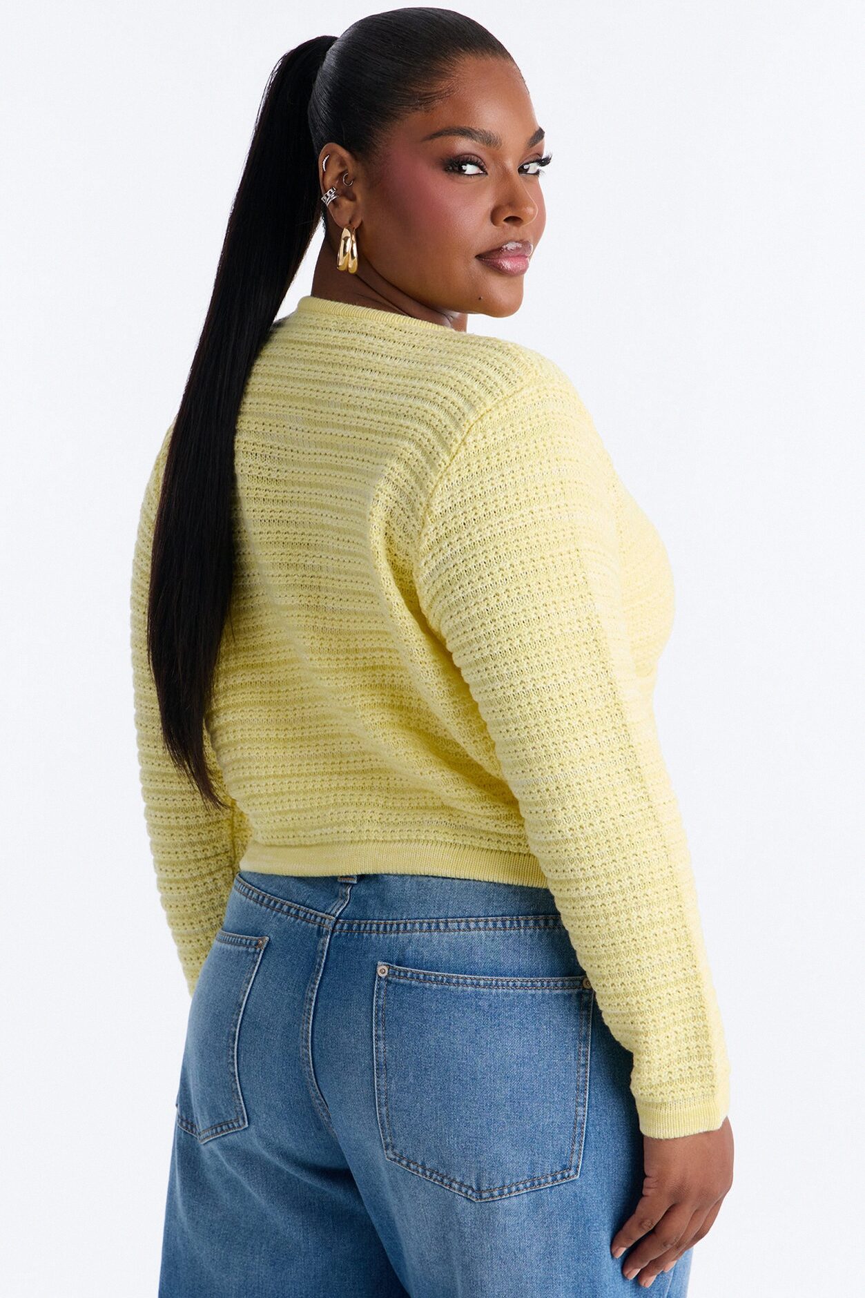Class Act Cardigan - Yellow