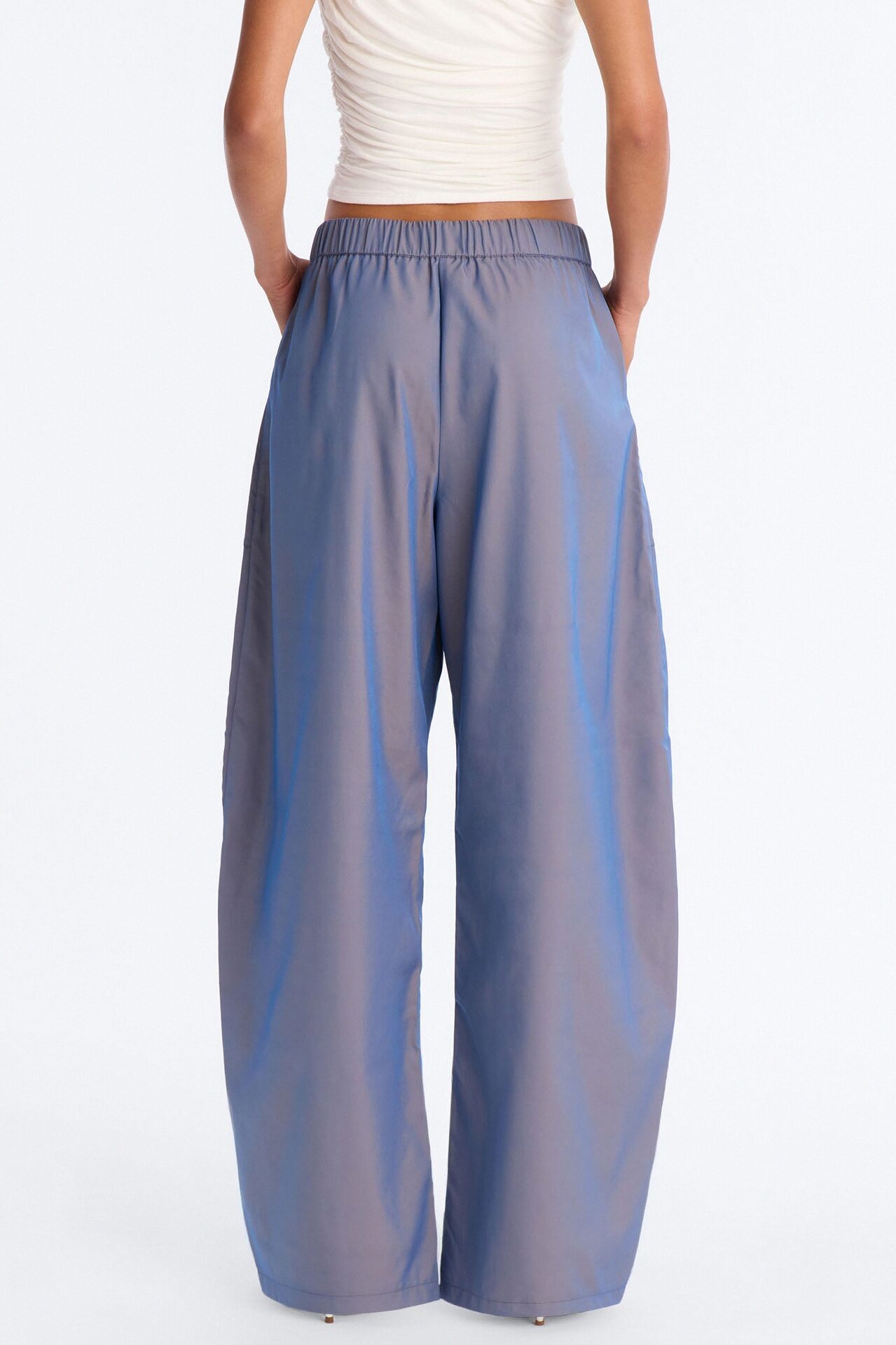 No Chill Zone Windbreaker Barrel Pant 31″ - Blue