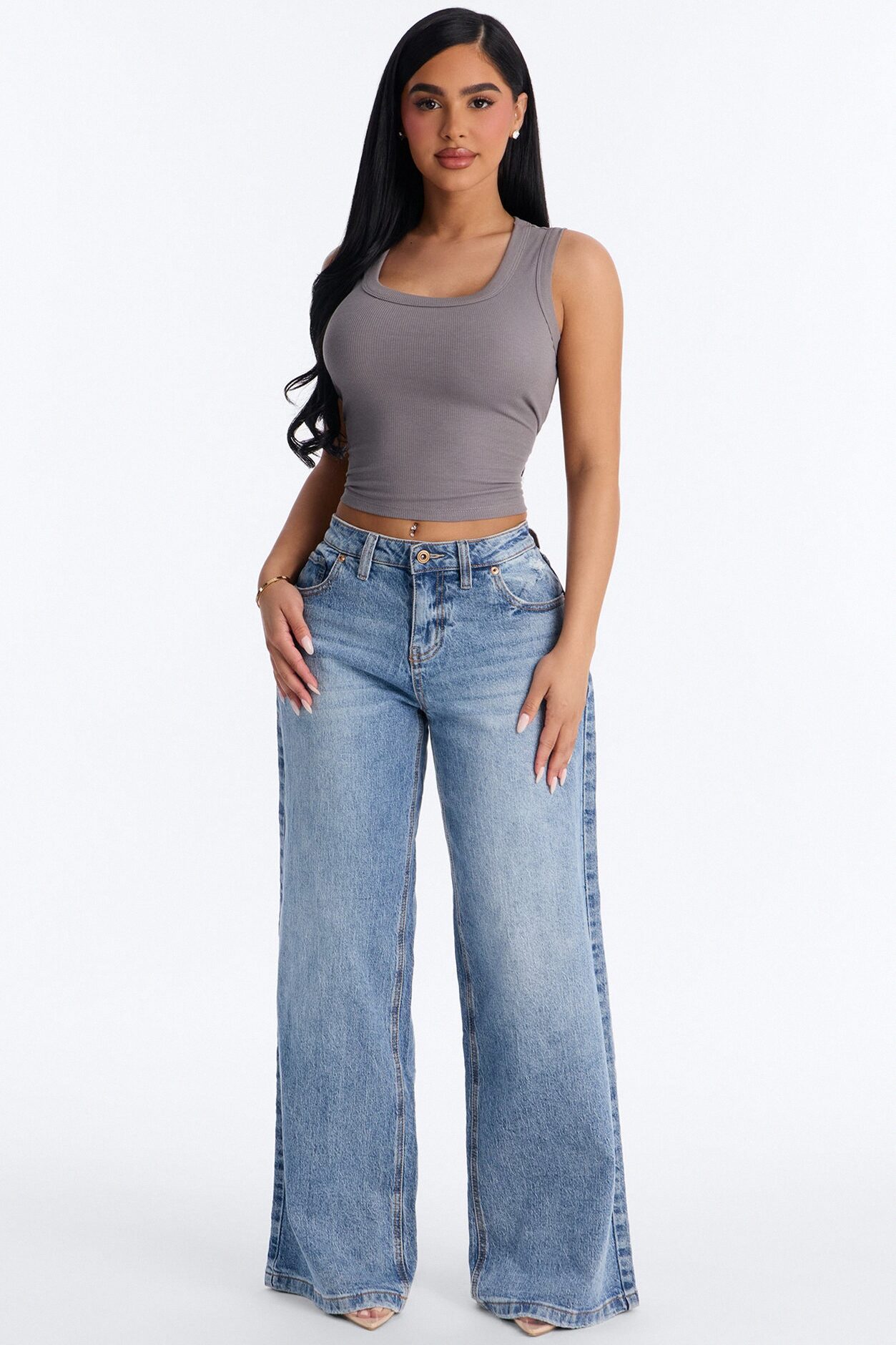 Remi Tank Top - Grey