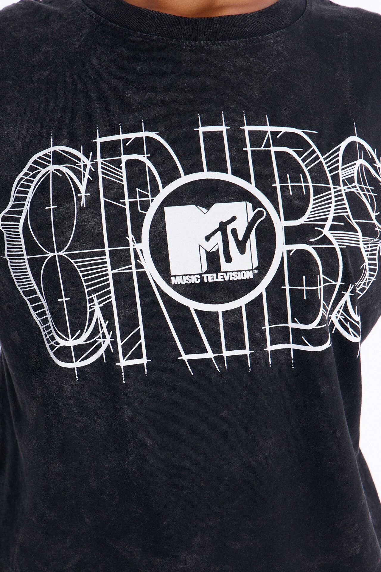 Cribs Oversized Washed Tee - Black Wash
