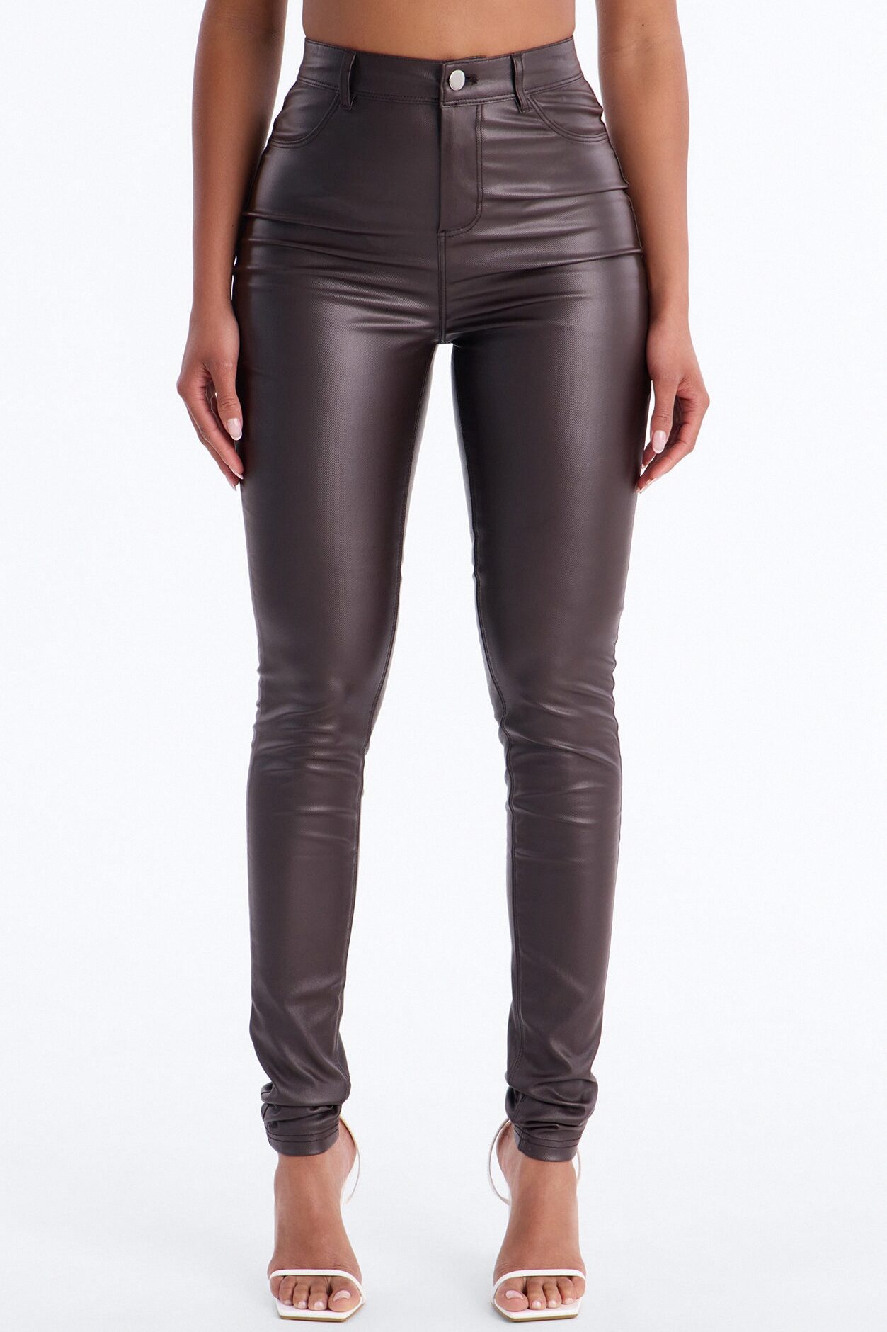 Tall Sammie High Rise Pants - Chocolate