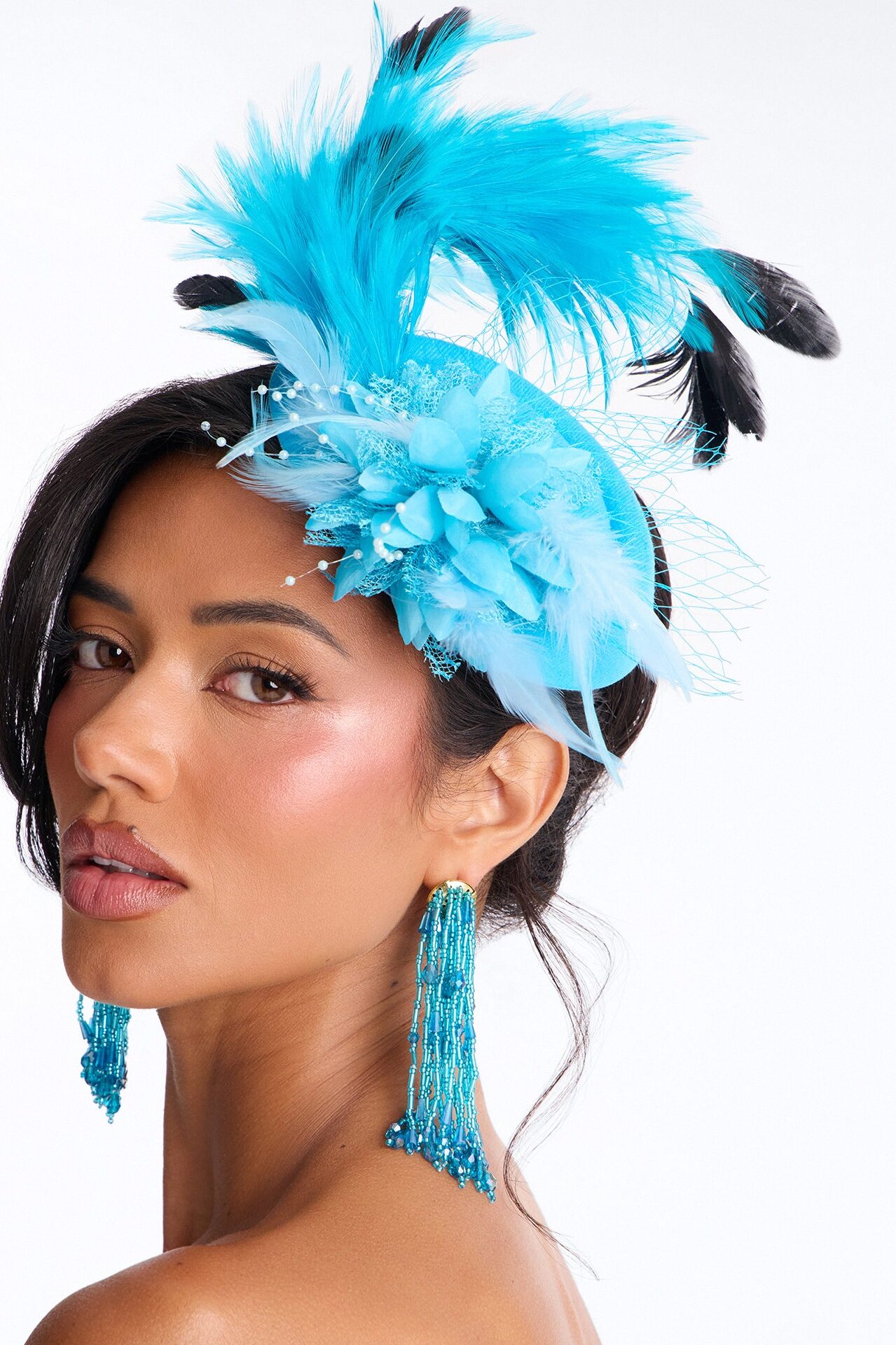 The Headliner Fascinator - Blue