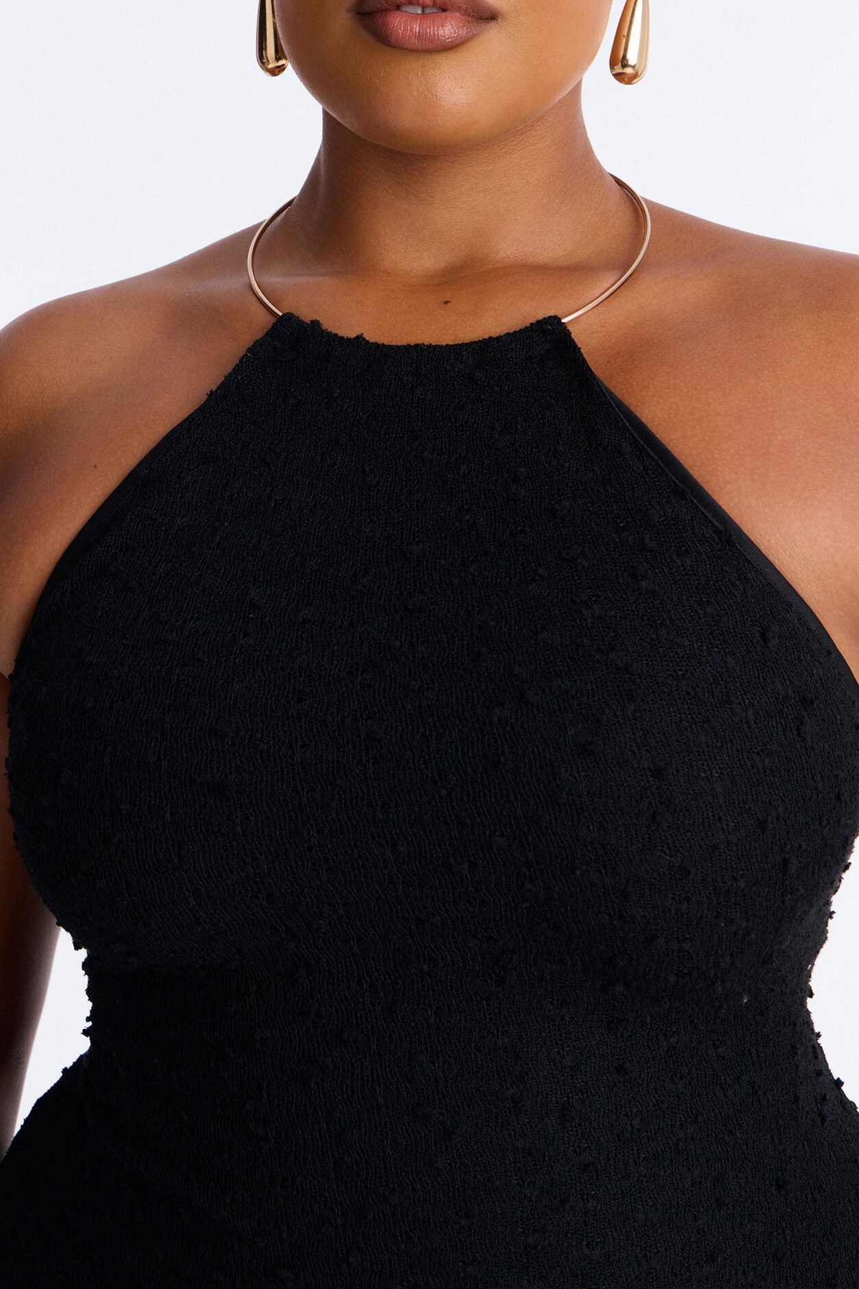 Caribbean Shores Maxi Dress - Black