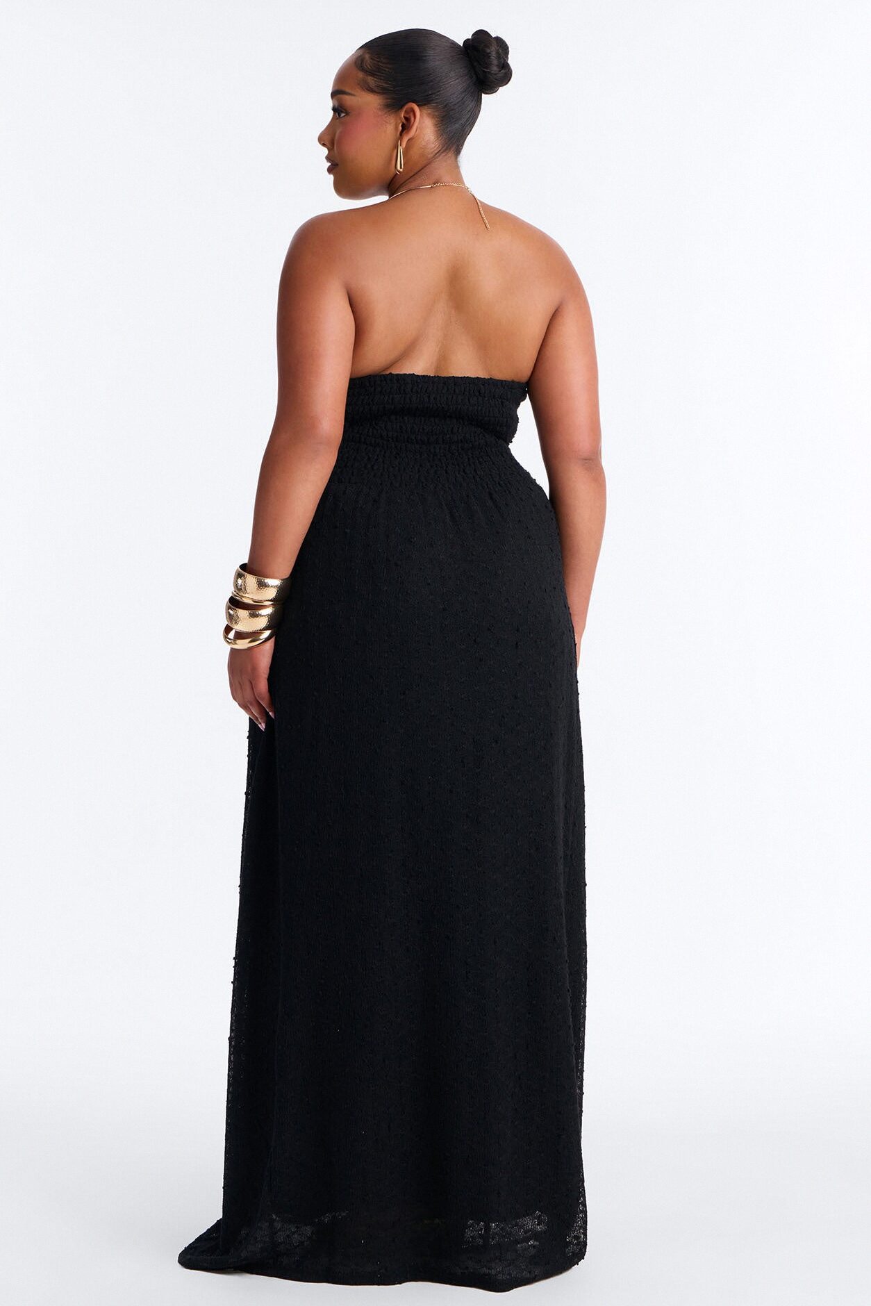 Caribbean Shores Maxi Dress - Black