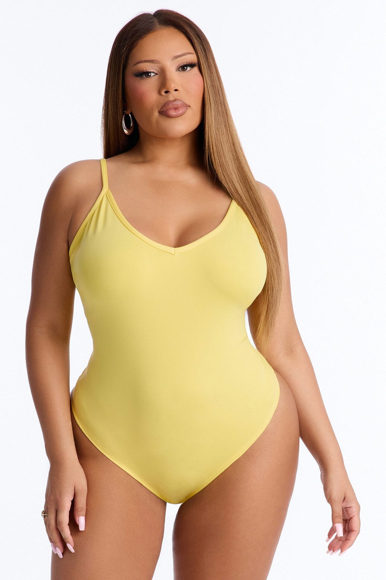 Anna Bodysuit And Short Set - Yellow