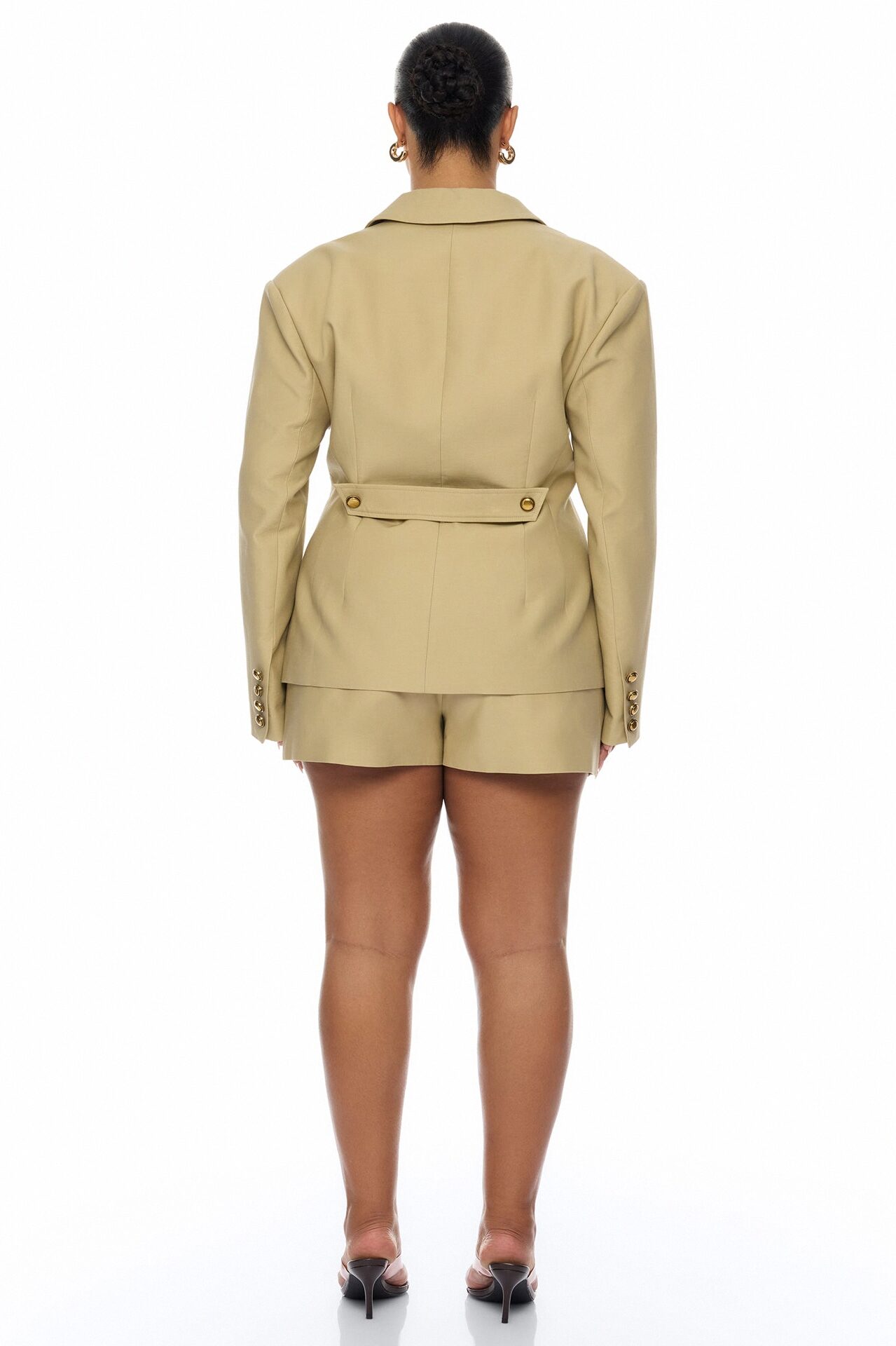 Morgan Cargo Blazer - Taupe