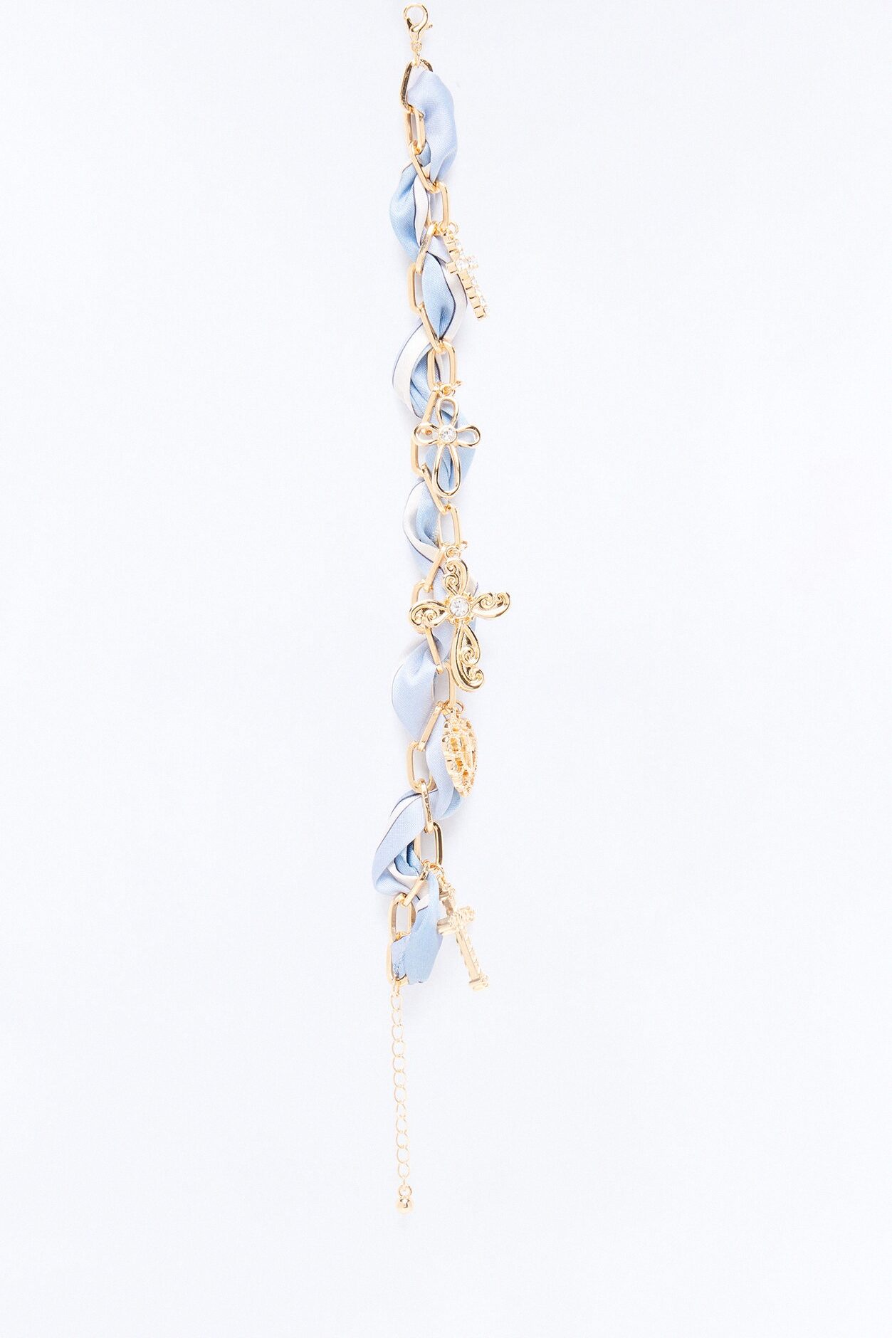 Divine Charm Bracelet - Gold/Blue