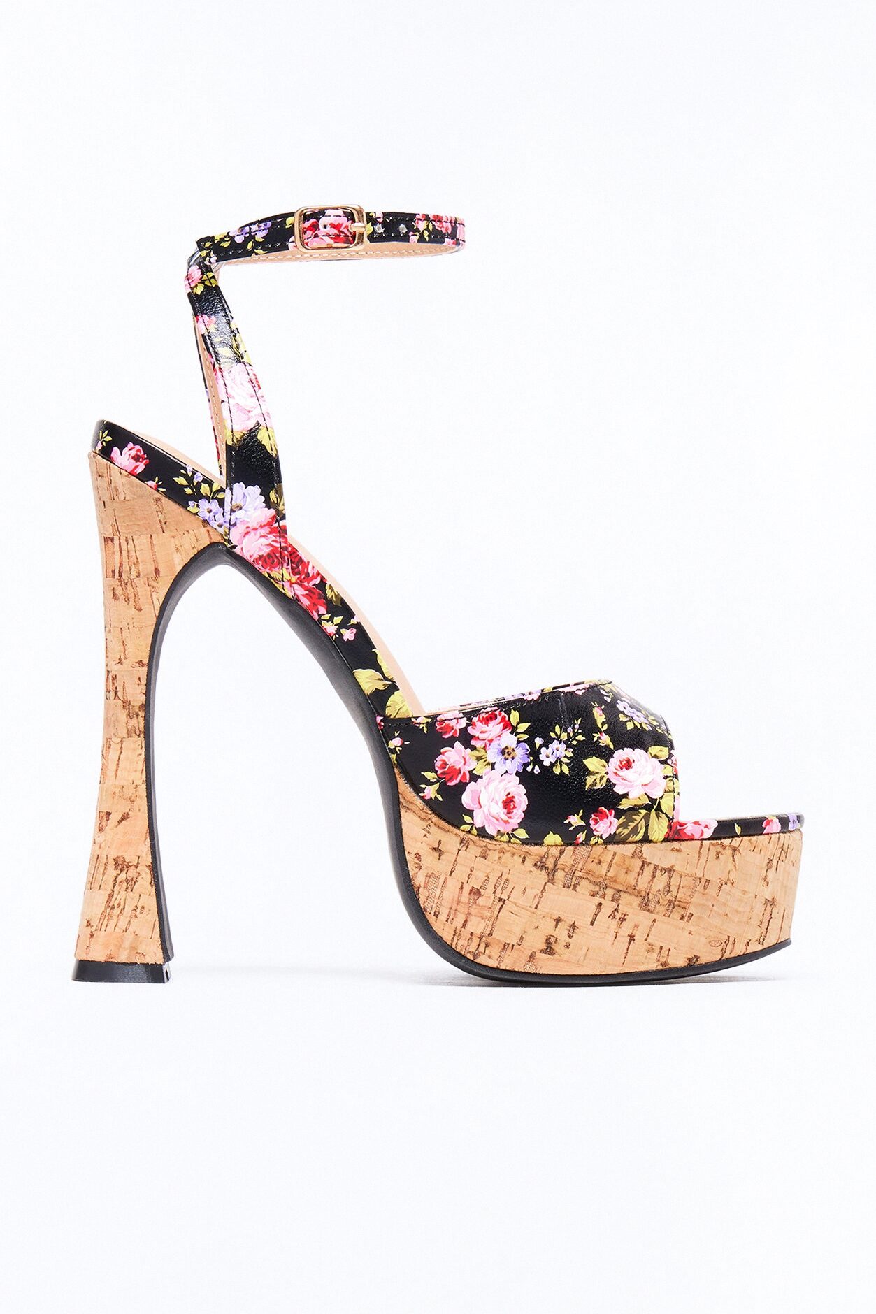 Mishy Ultra High Platform Heels - Black
