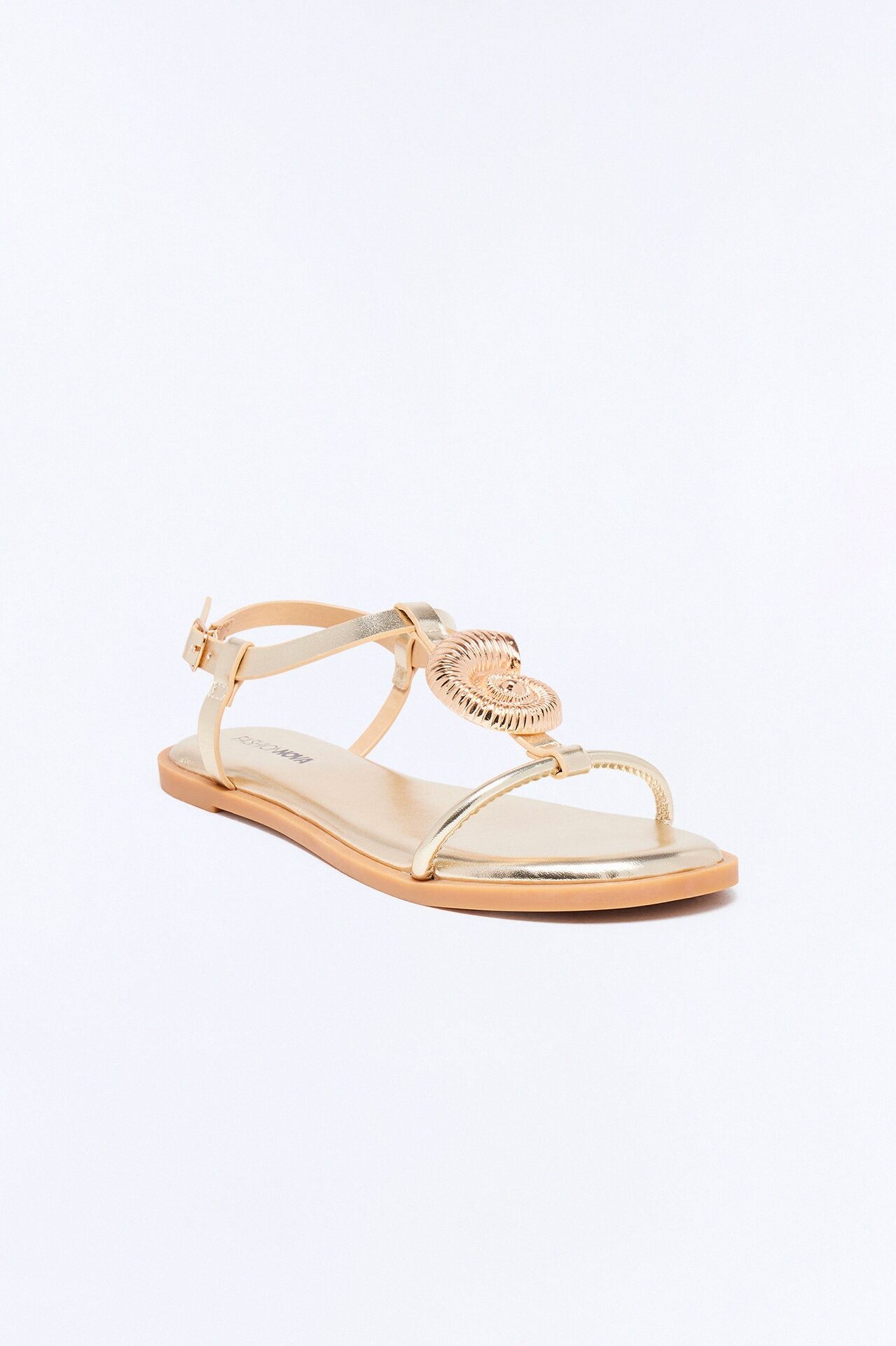 Avida Shell Sandals - Gold
