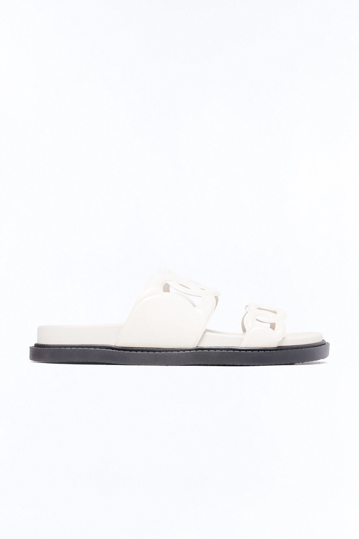 Alma Slip On Sandals - Ivory