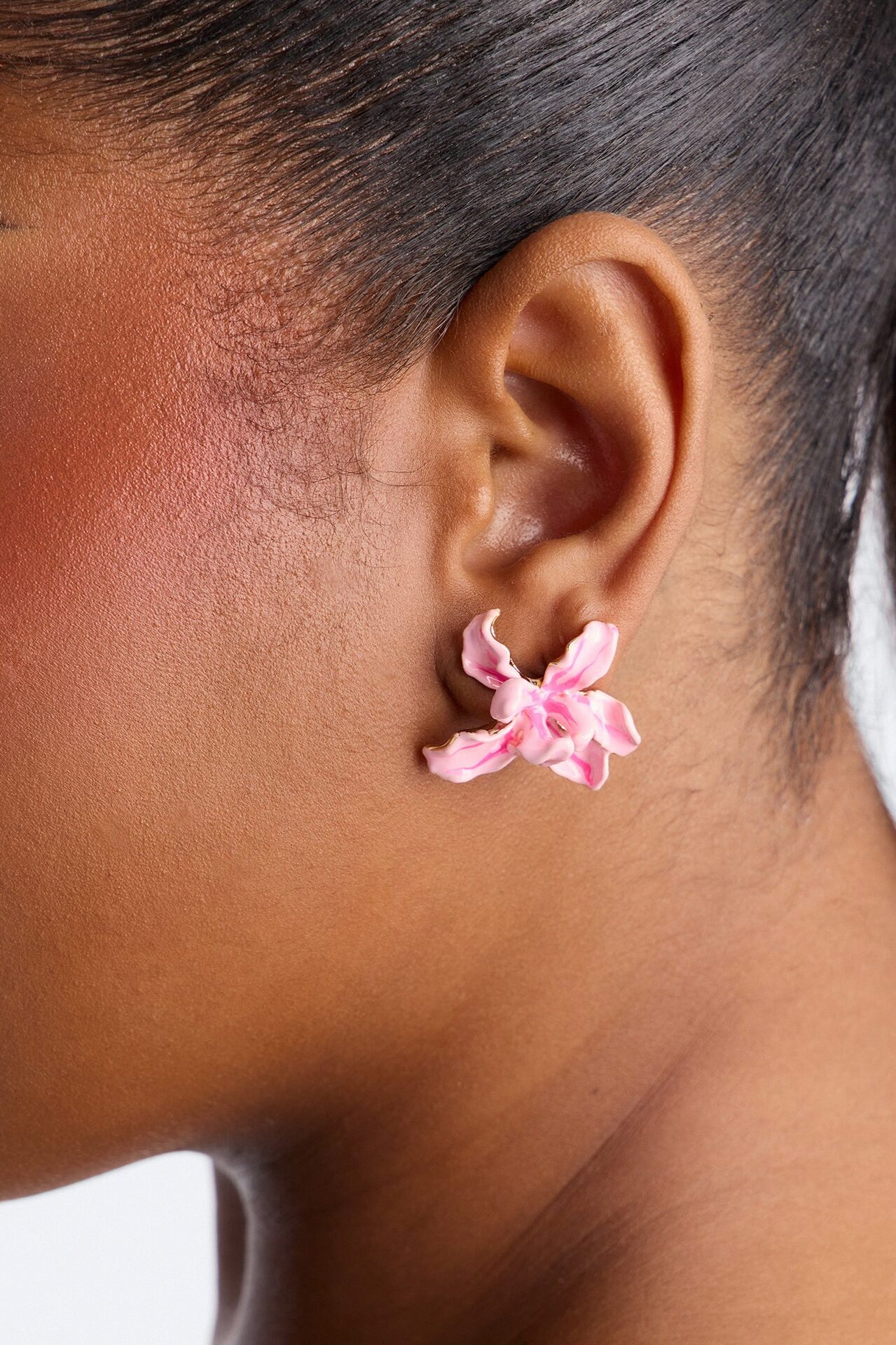 Fresh Start Floral Earrings - Pink