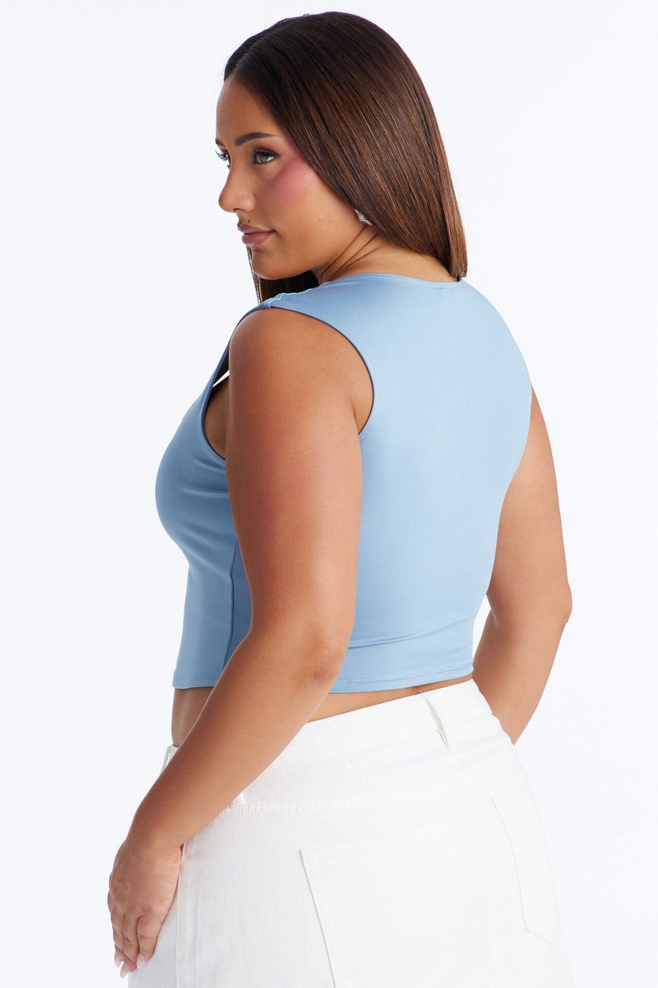Christine Sleeveless Top - Blue