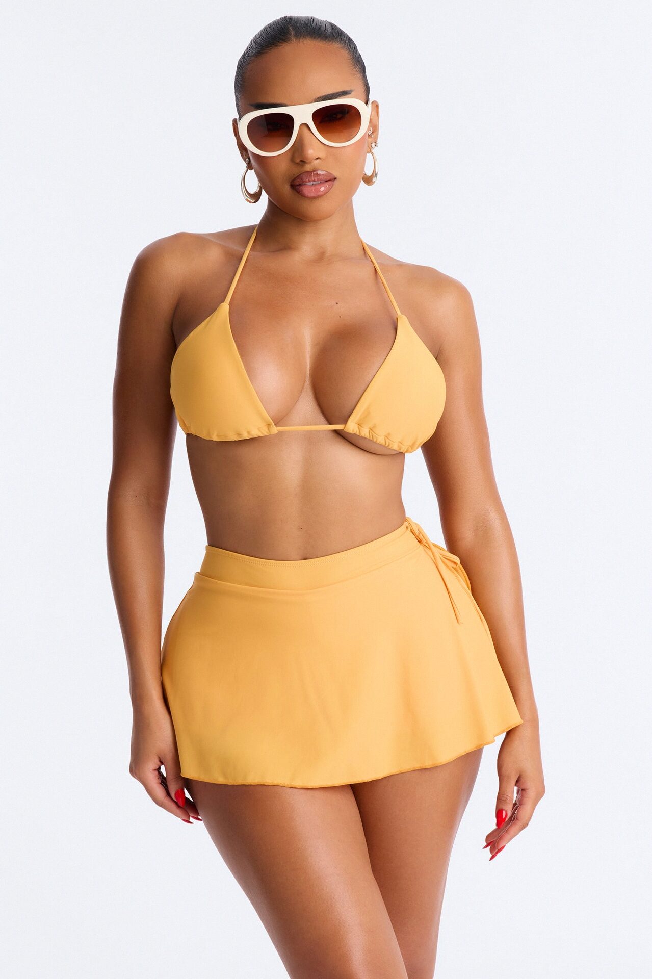 Heat Winds Skort 2 Piece Bikini - Yellow