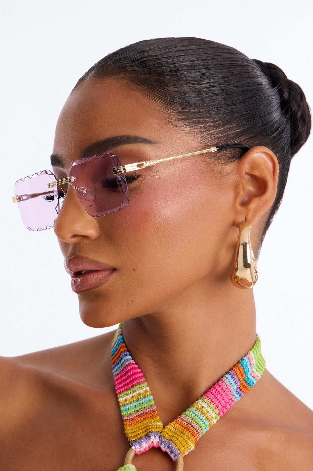 Poolside Pop Sunglasses - Purple