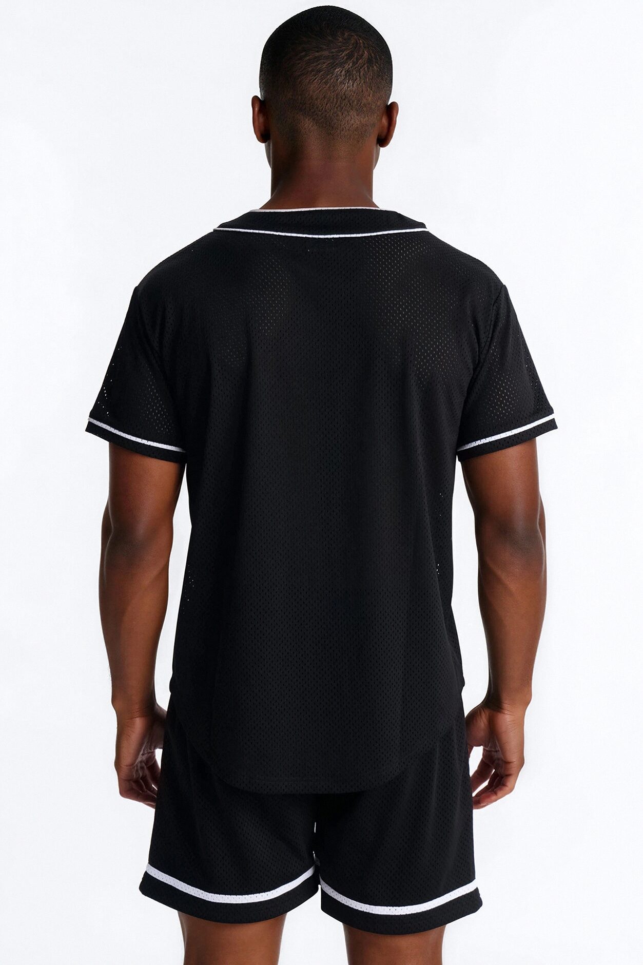 Coca Cola Patch Baseball Jersey - Black