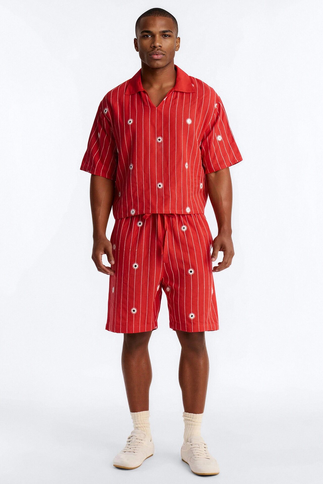 Relaxed Mirror Mirage Polo - Red