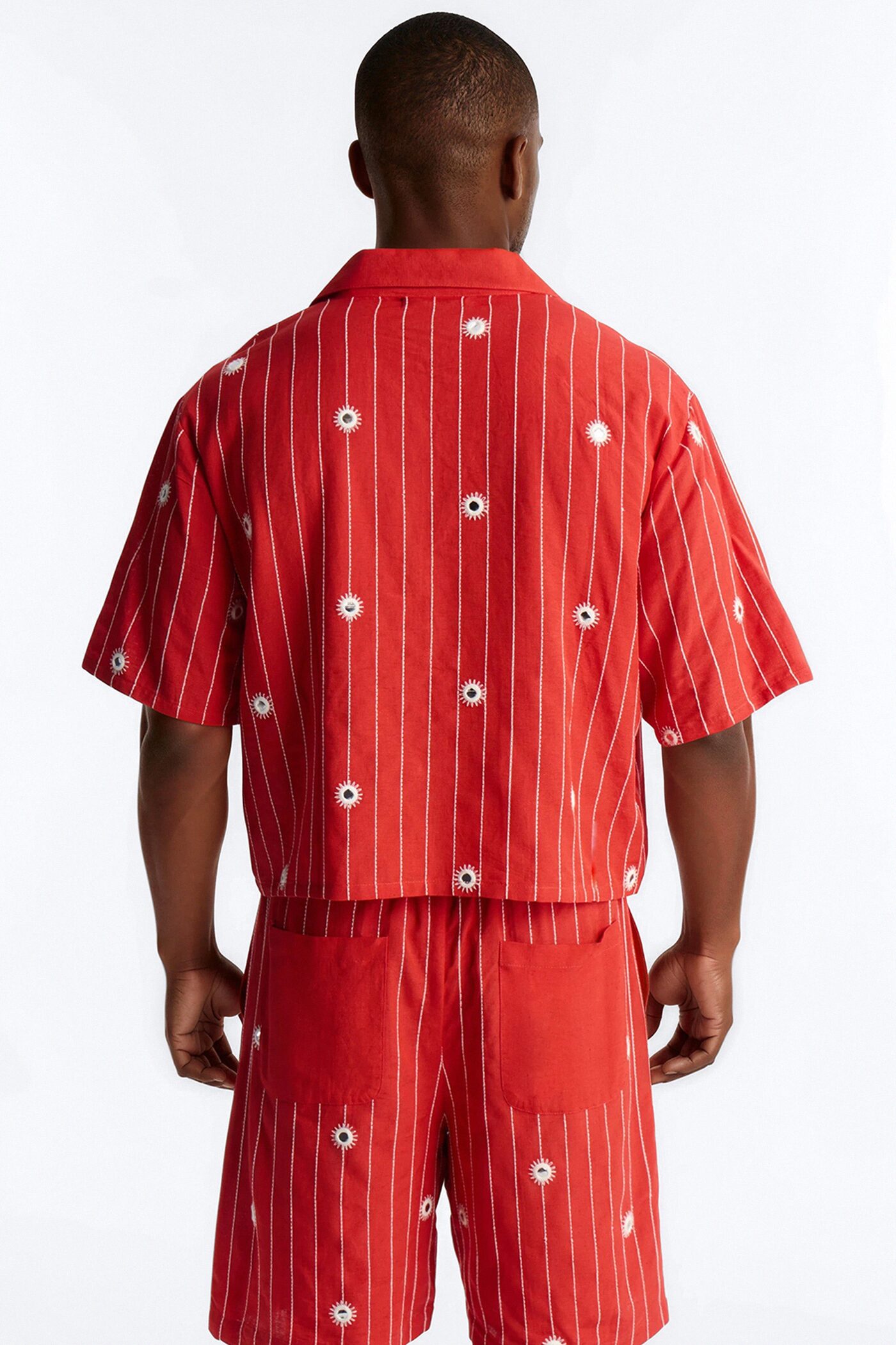 Relaxed Mirror Mirage Polo - Red