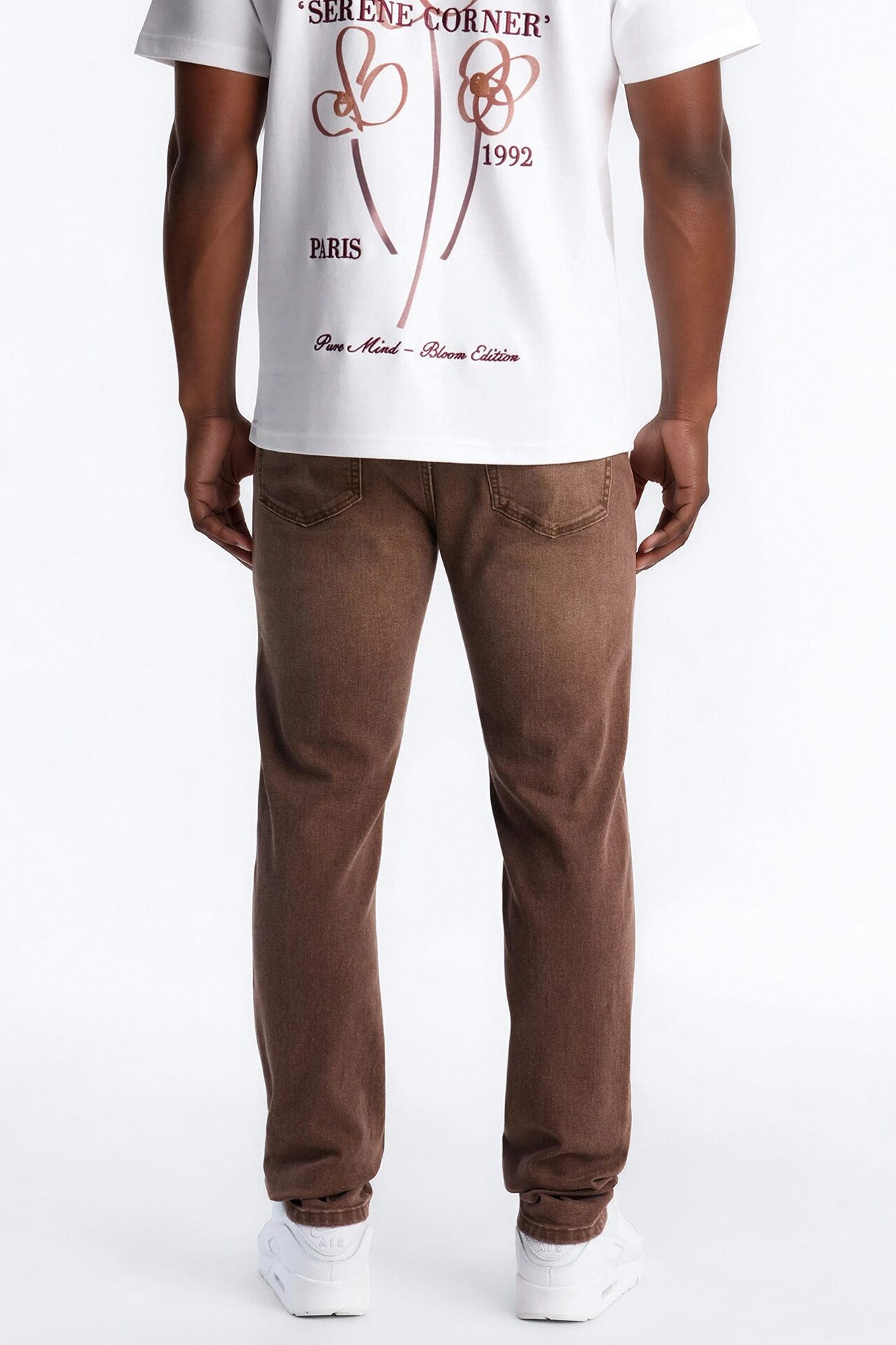 Essential Hue Slim Stretch Jean - Brown